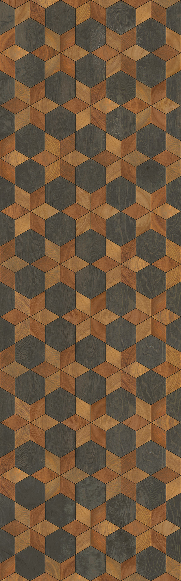 Artisanry - Illuminated - The Prettiest Star 36x115 Vintage Vinyl Floorcloth