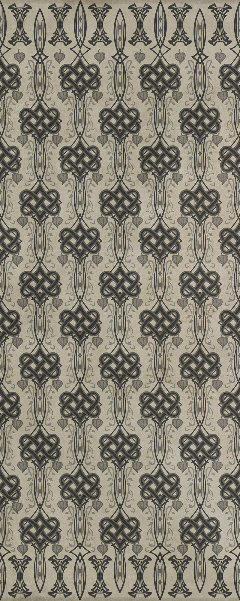 Artisanry - Lord Byron - And Thou Art Dead 36x90 Vintage Vinyl Floorcloth
