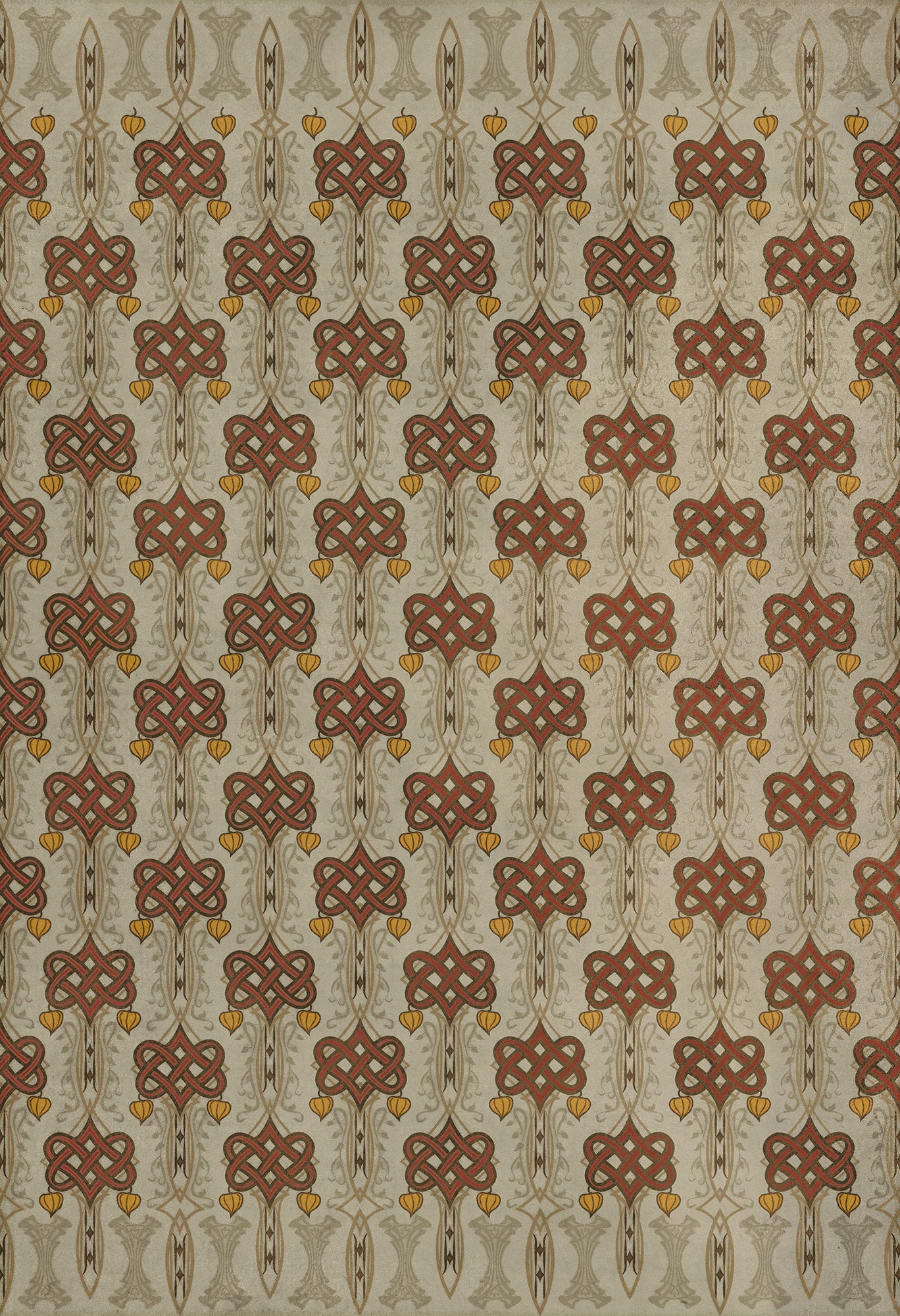 Artisanry - Lord Byron - Days Are Done 52x76 Vintage Vinyl Floorcloth