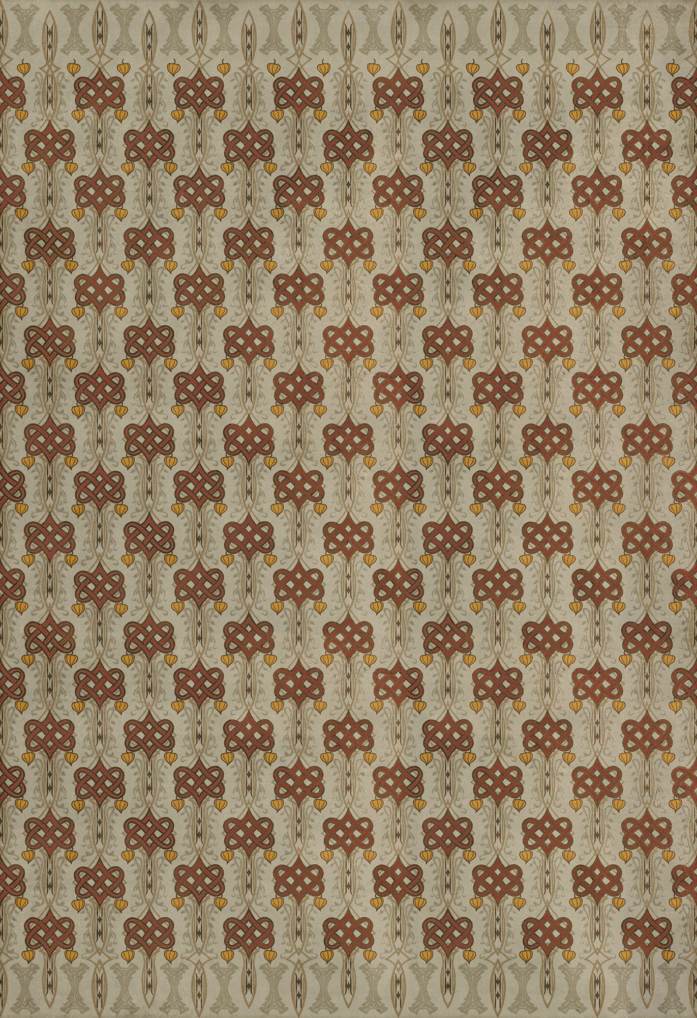Artisanry - Lord Byron - Days Are Done 96x140 Vintage Vinyl Floorcloth