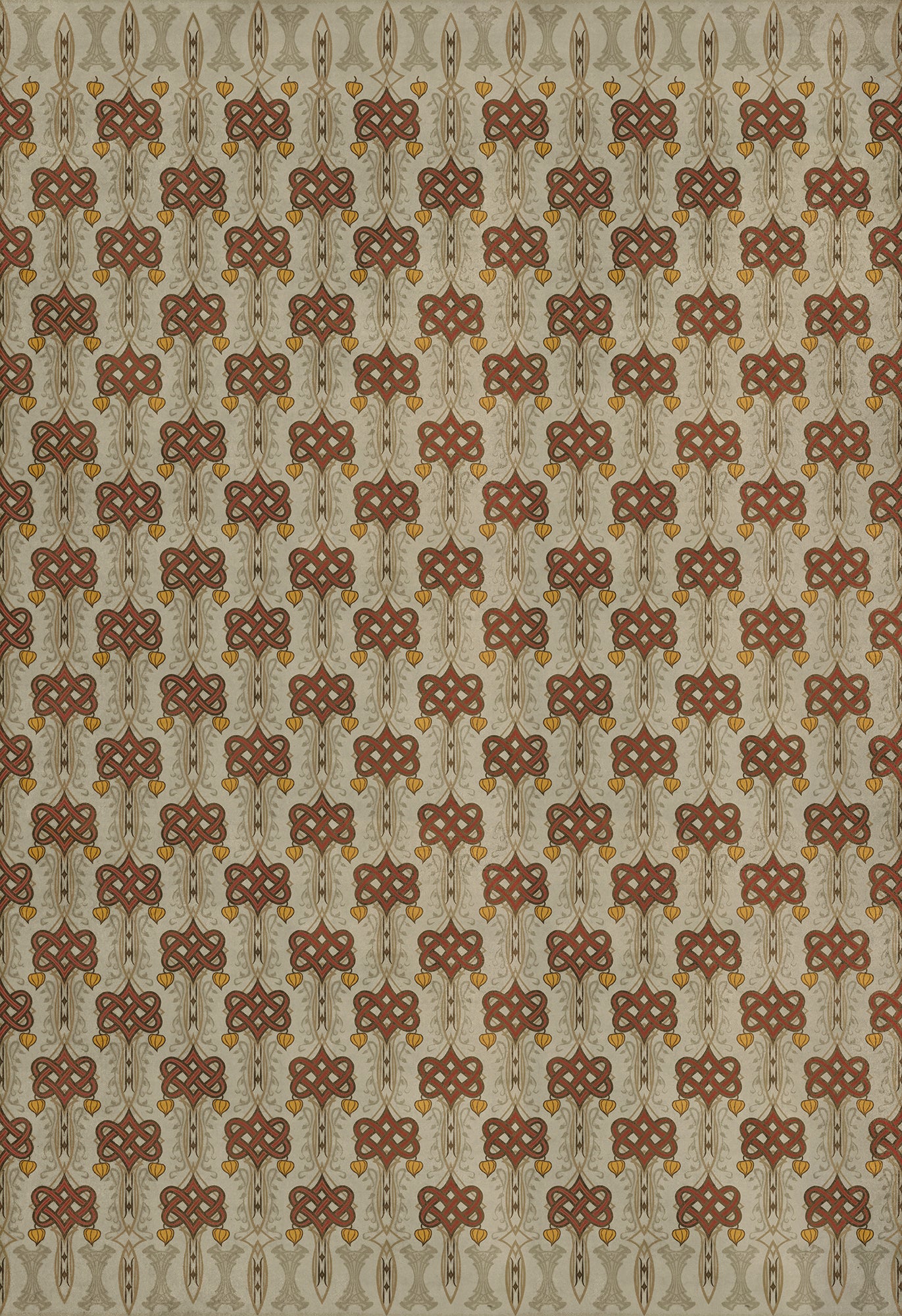 Artisanry - Lord Byron - Days Are Done 120x175 Vintage Vinyl Floorcloth
