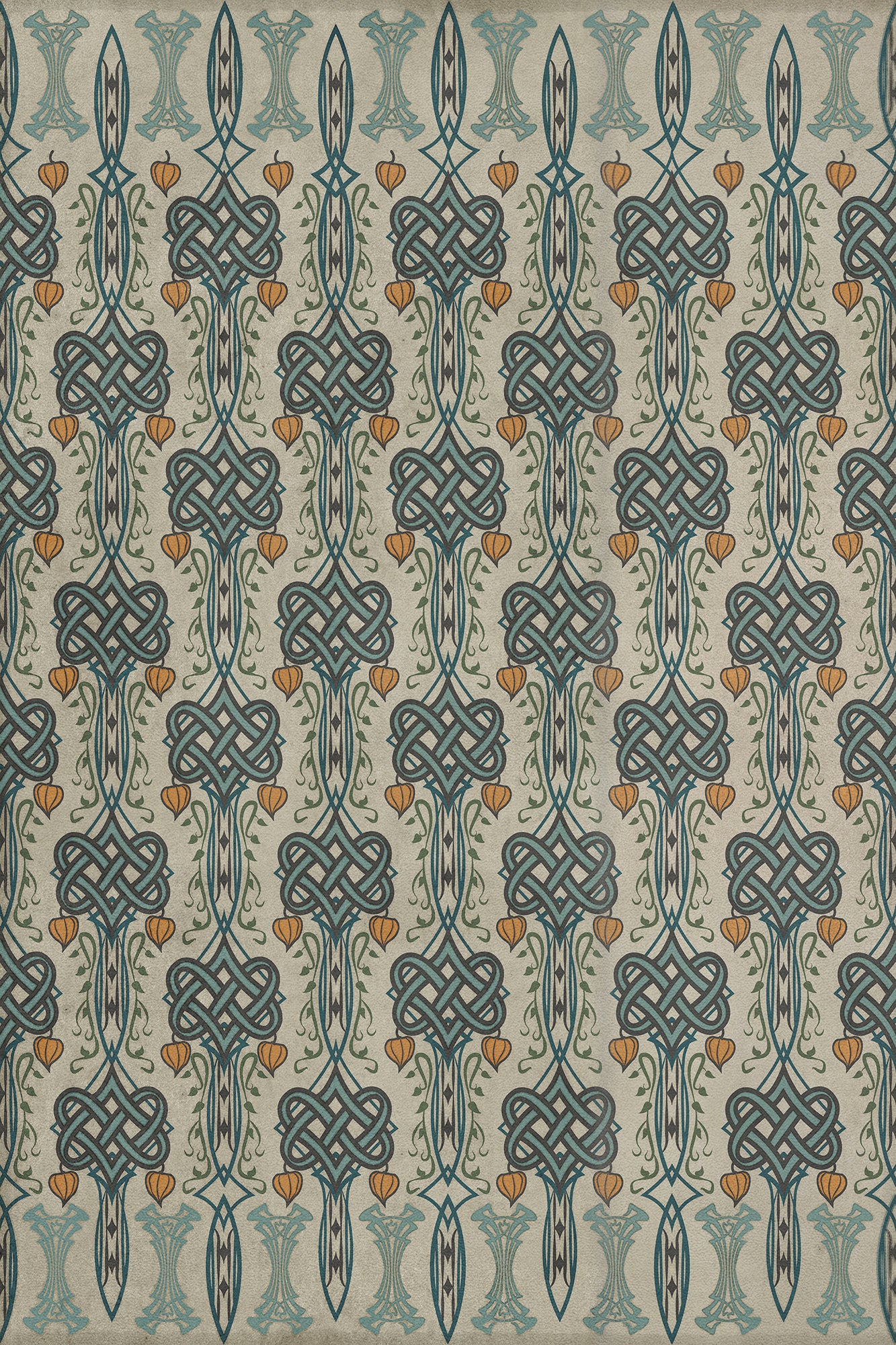 Artisanry - Lord Byron - I Speak Not 20x30 Vintage Vinyl Floorcloth