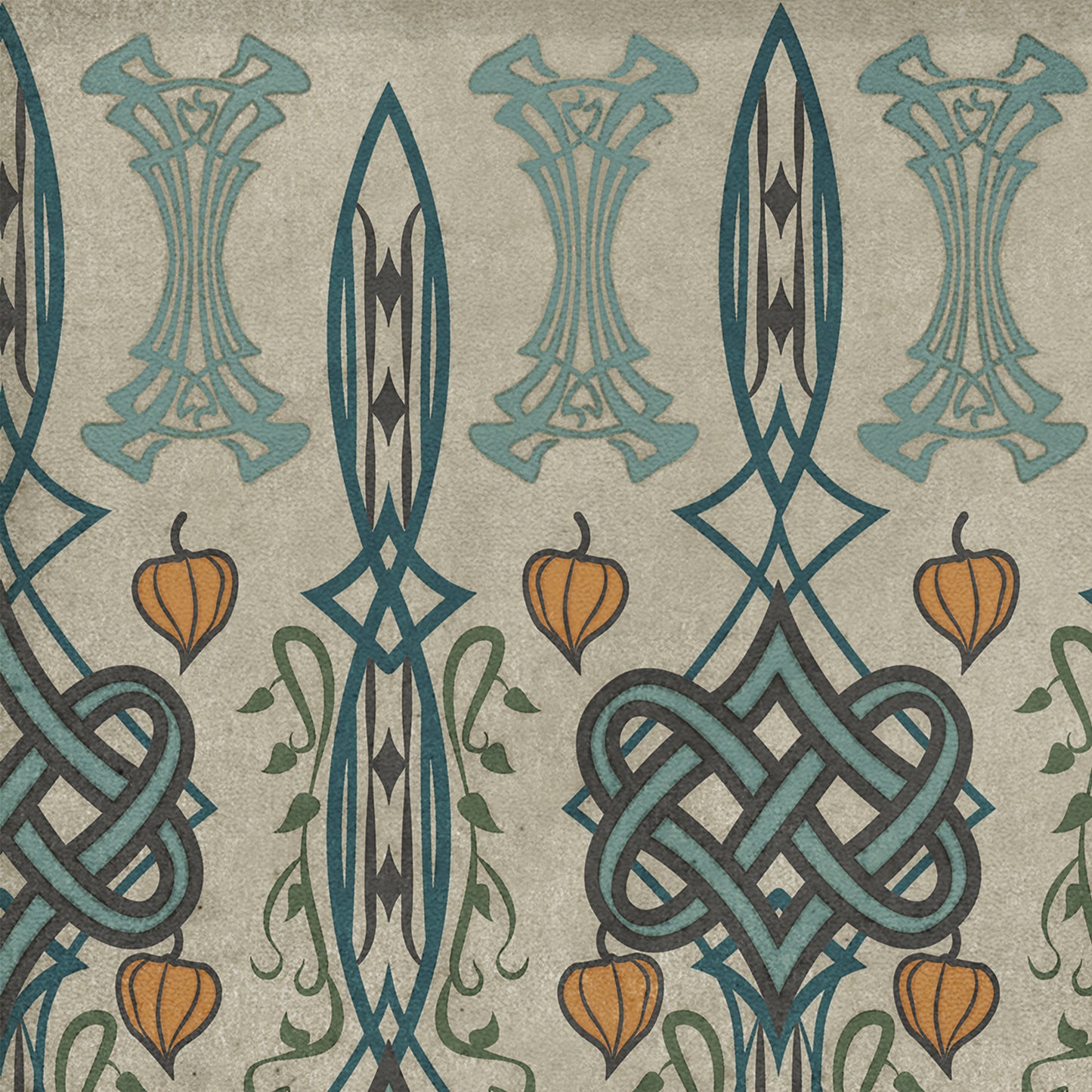 Artisanry - Lord Byron - I Speak Not 38x56 Vintage Vinyl Floorcloth