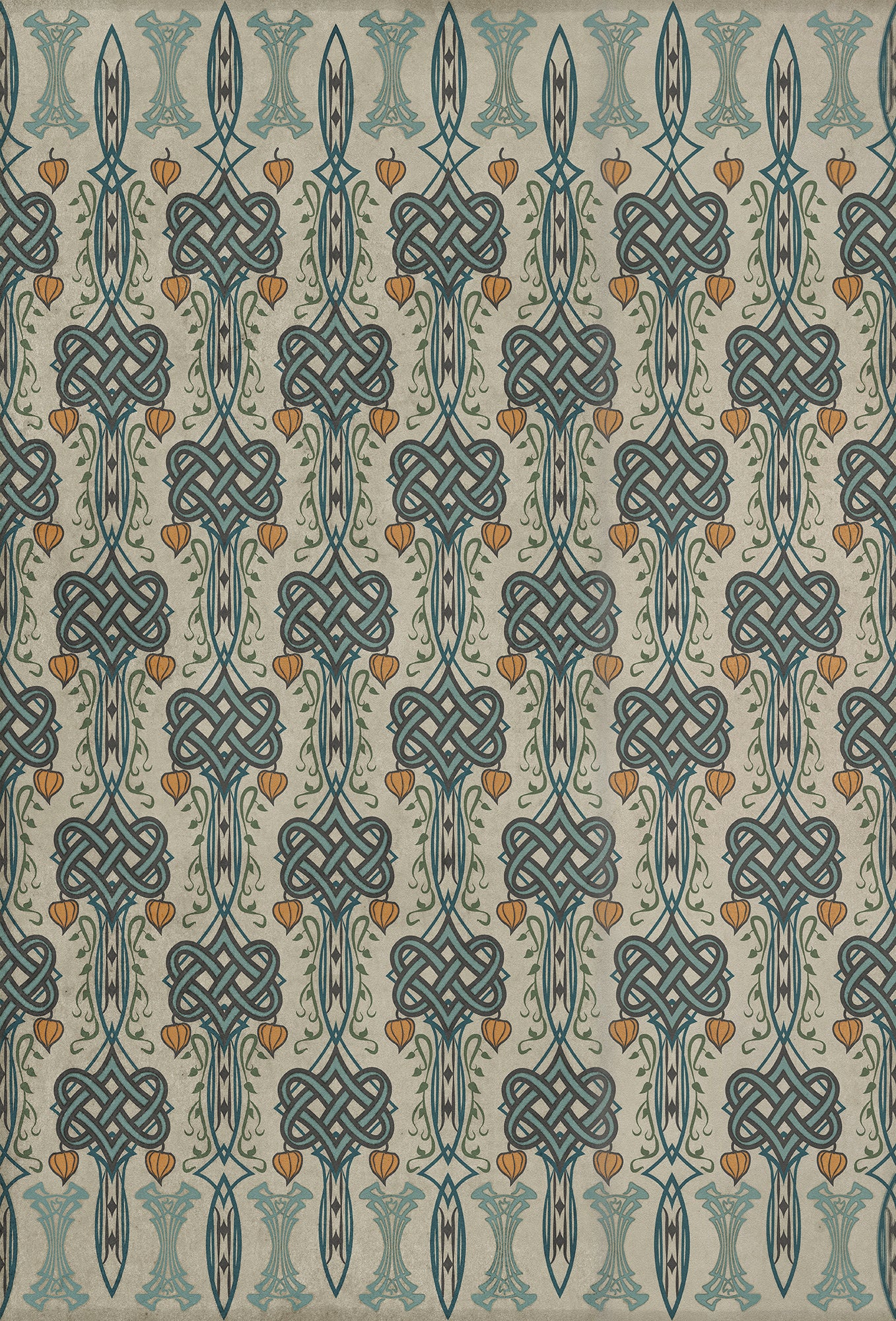 Artisanry - Lord Byron - I Speak Not 38x56 Vintage Vinyl Floorcloth