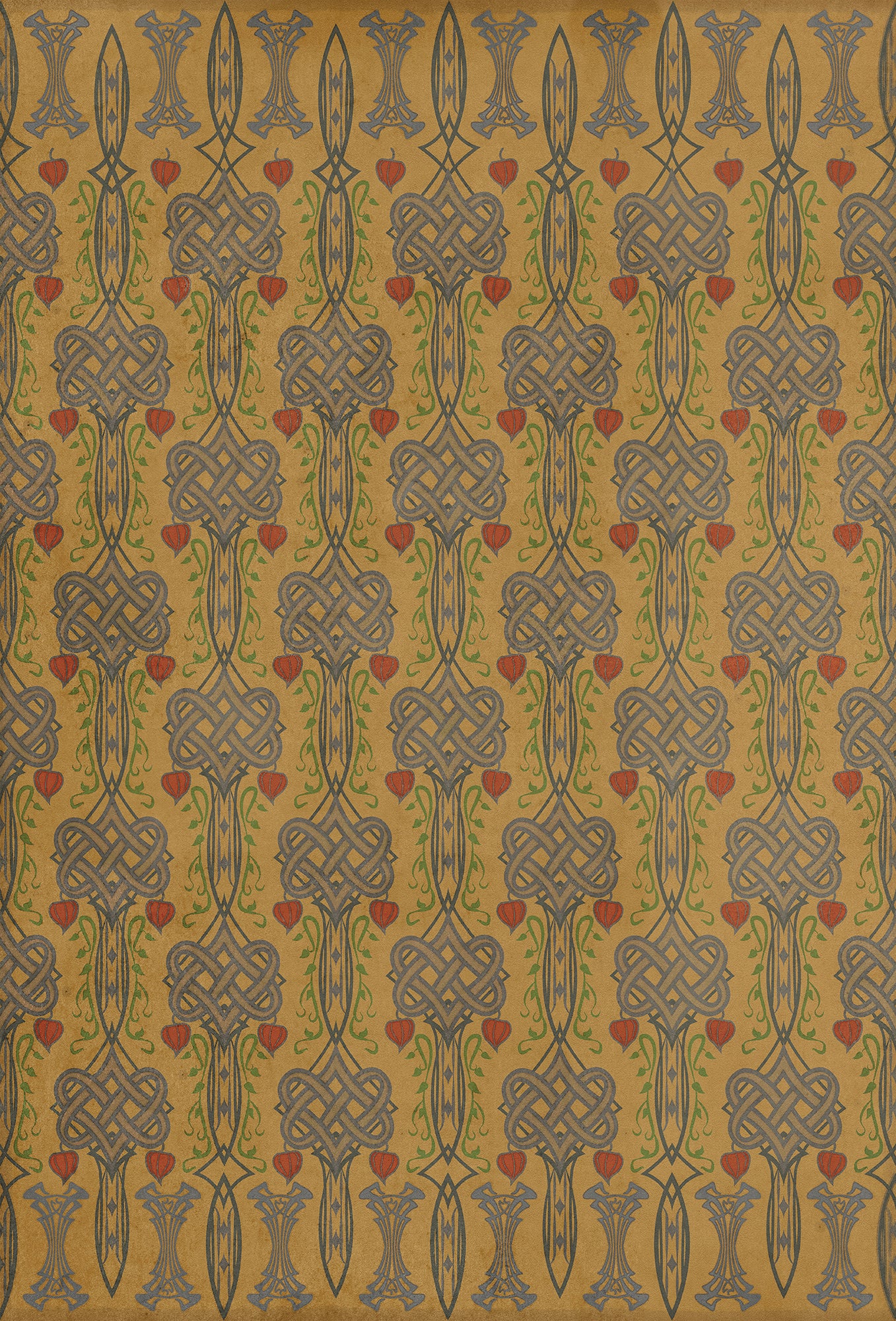 Artisanry - Lord Byron - It Is the Hour 38x56 Vintage Vinyl Floorcloth