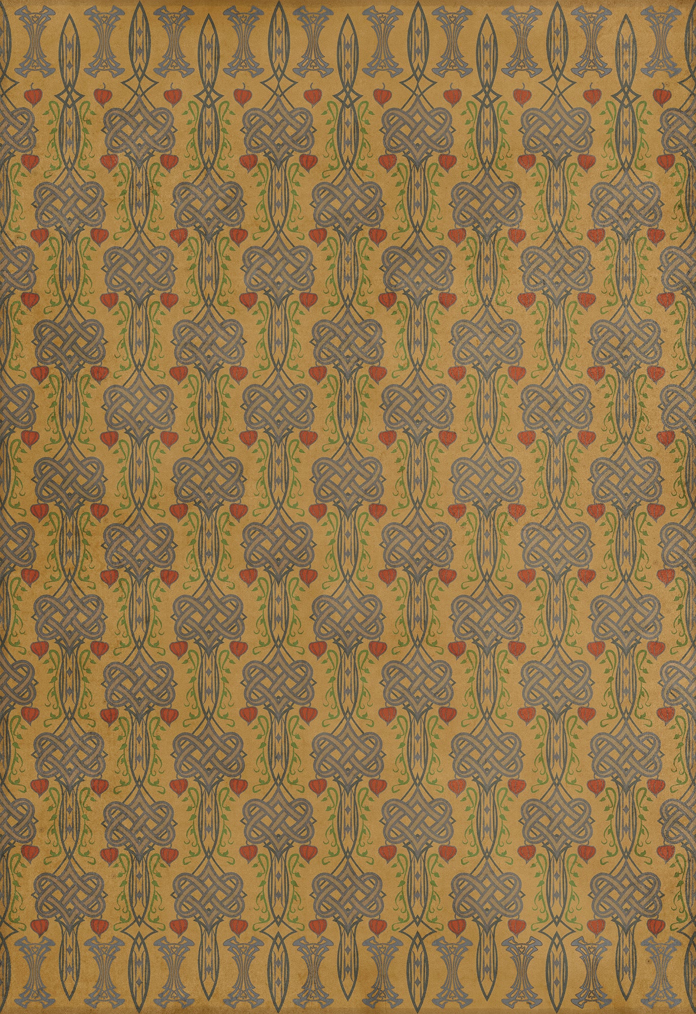Artisanry - Lord Byron - It Is the Hour 70x102 Vintage Vinyl Floorcloth