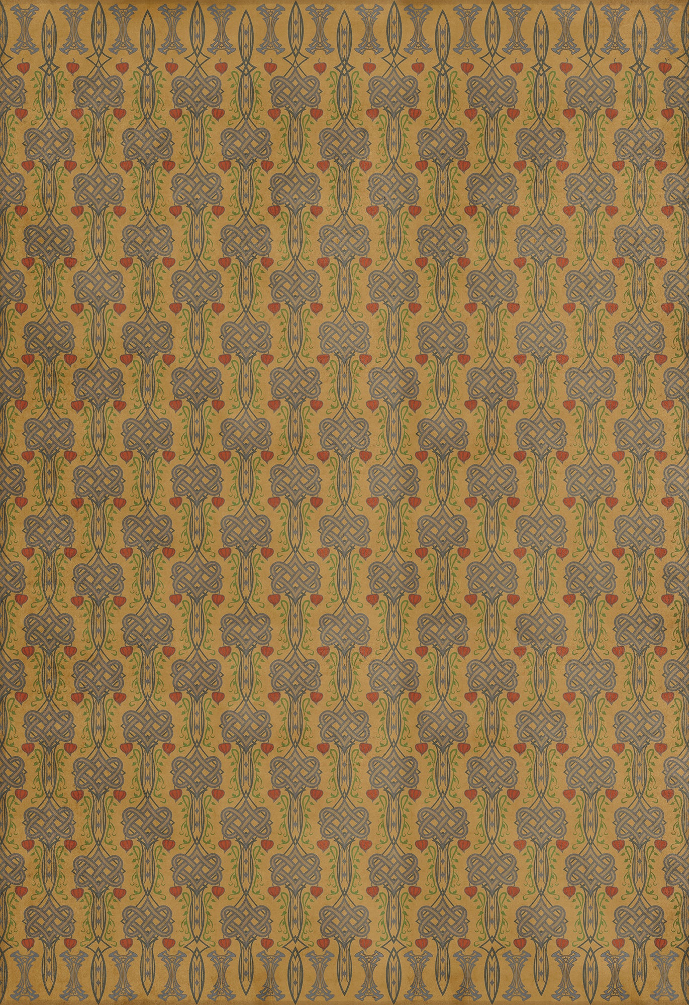 Artisanry - Lord Byron - It Is the Hour 96x140 Vintage Vinyl Floorcloth
