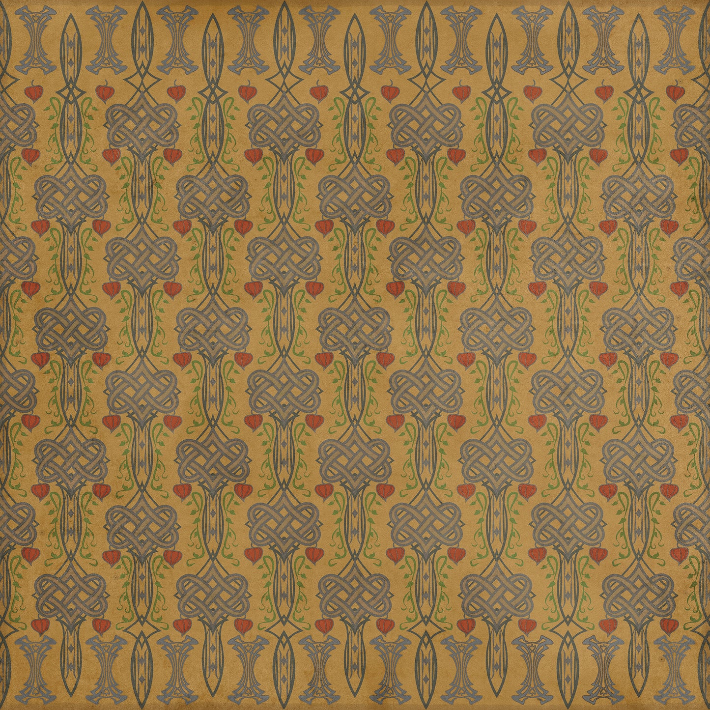 Artisanry - Lord Byron - It Is the Hour 72x72 Vintage Vinyl Floorcloth