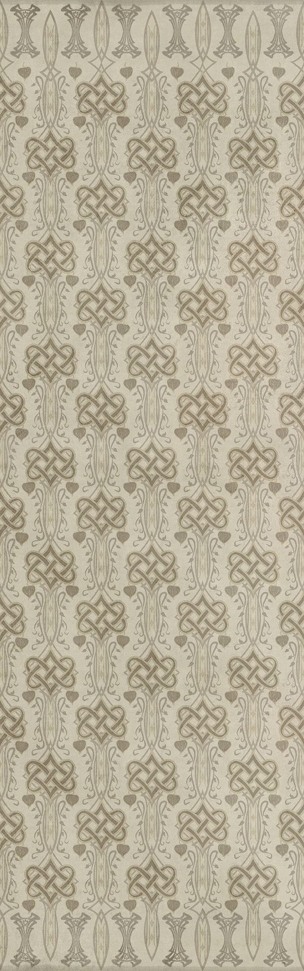 Artisanry - Lord Byron - Lines Inscribed Upon A Skull 36x115 Vinyl Floorcloth