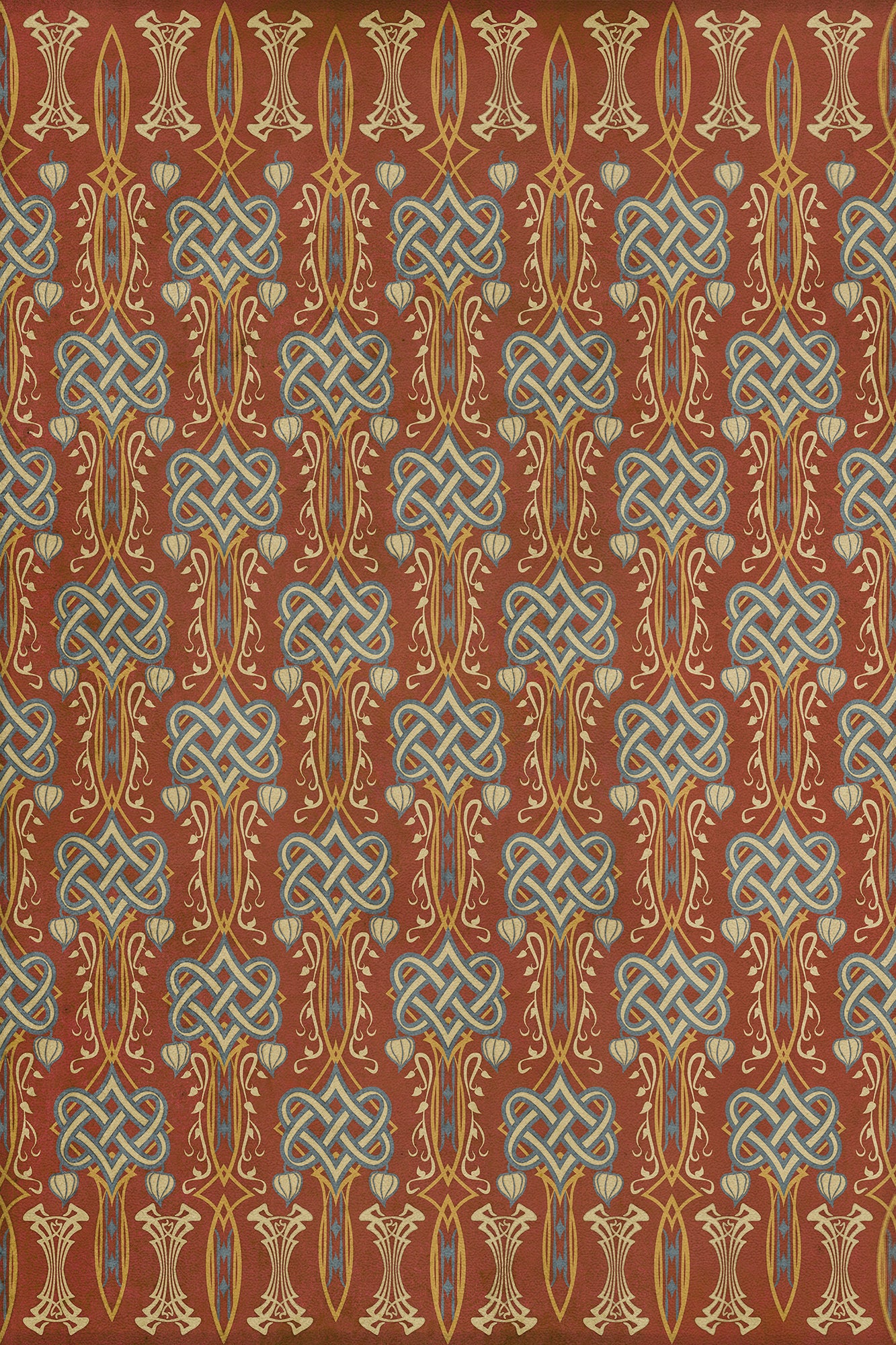 Artisanry - Lord Byron - Love's Last Adieu 20x30 Vintage Vinyl Floorcloth