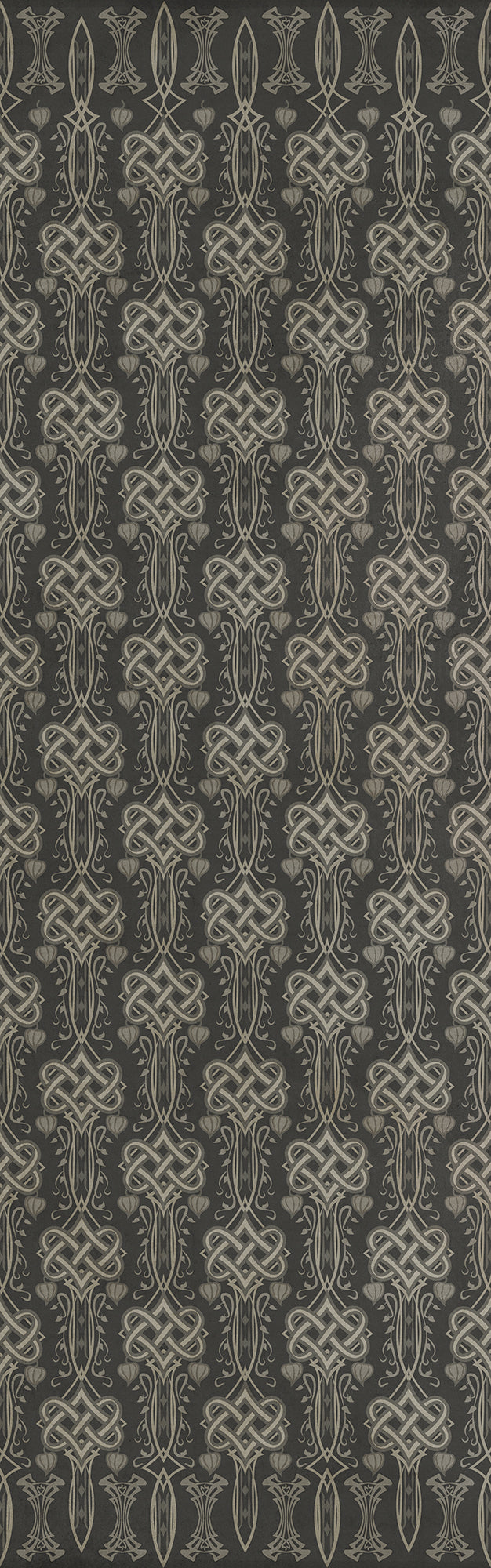 Artisanry - Lord Byron - She Walks In Beauty 36x115 Vintage Vinyl Floorcloth