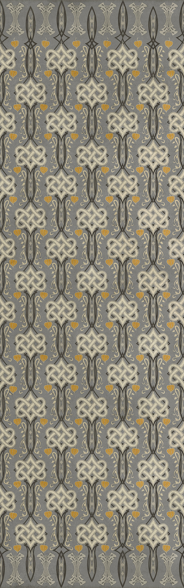 Artisanry - Lord Byron - Siege and Conquest 36x115 Vintage Vinyl Floorcloth