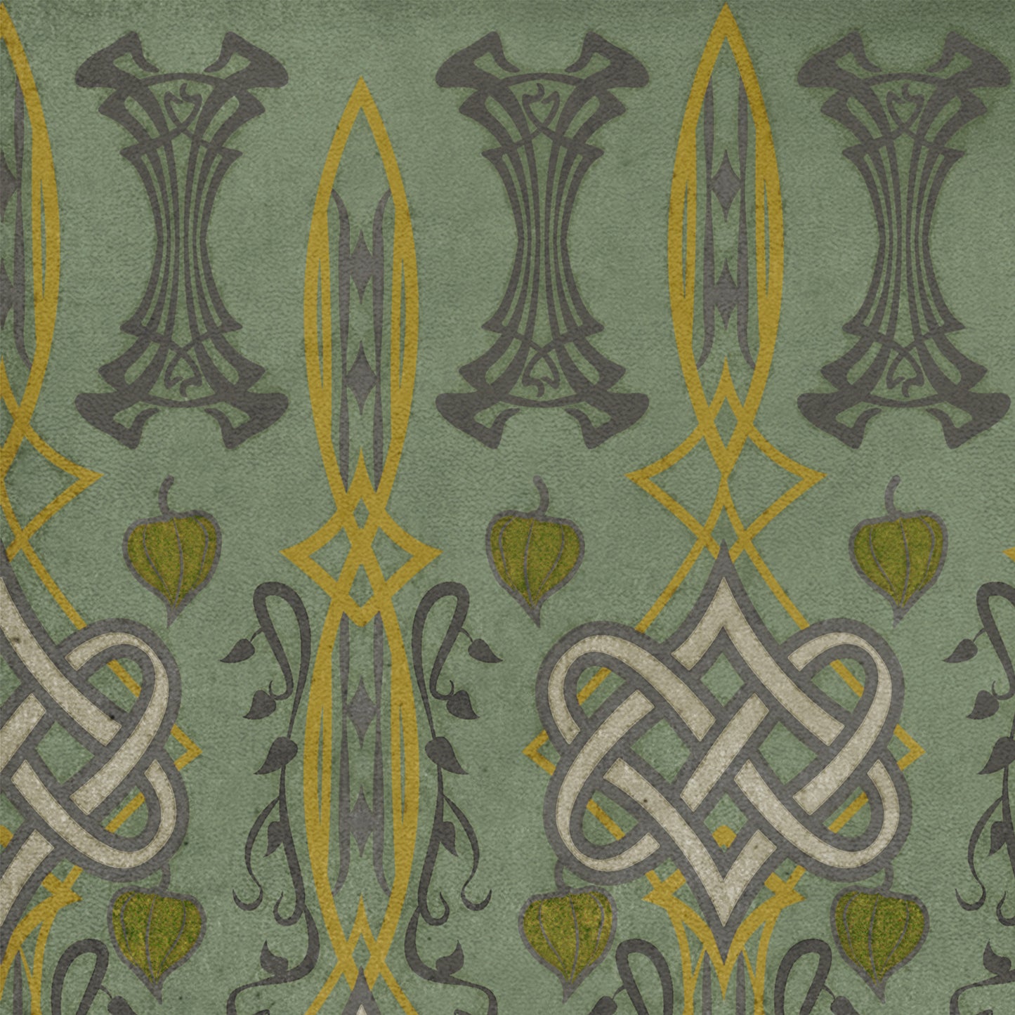 Artisanry - Lord Byron - Solitude 38x56 Vintage Vinyl Floorcloth