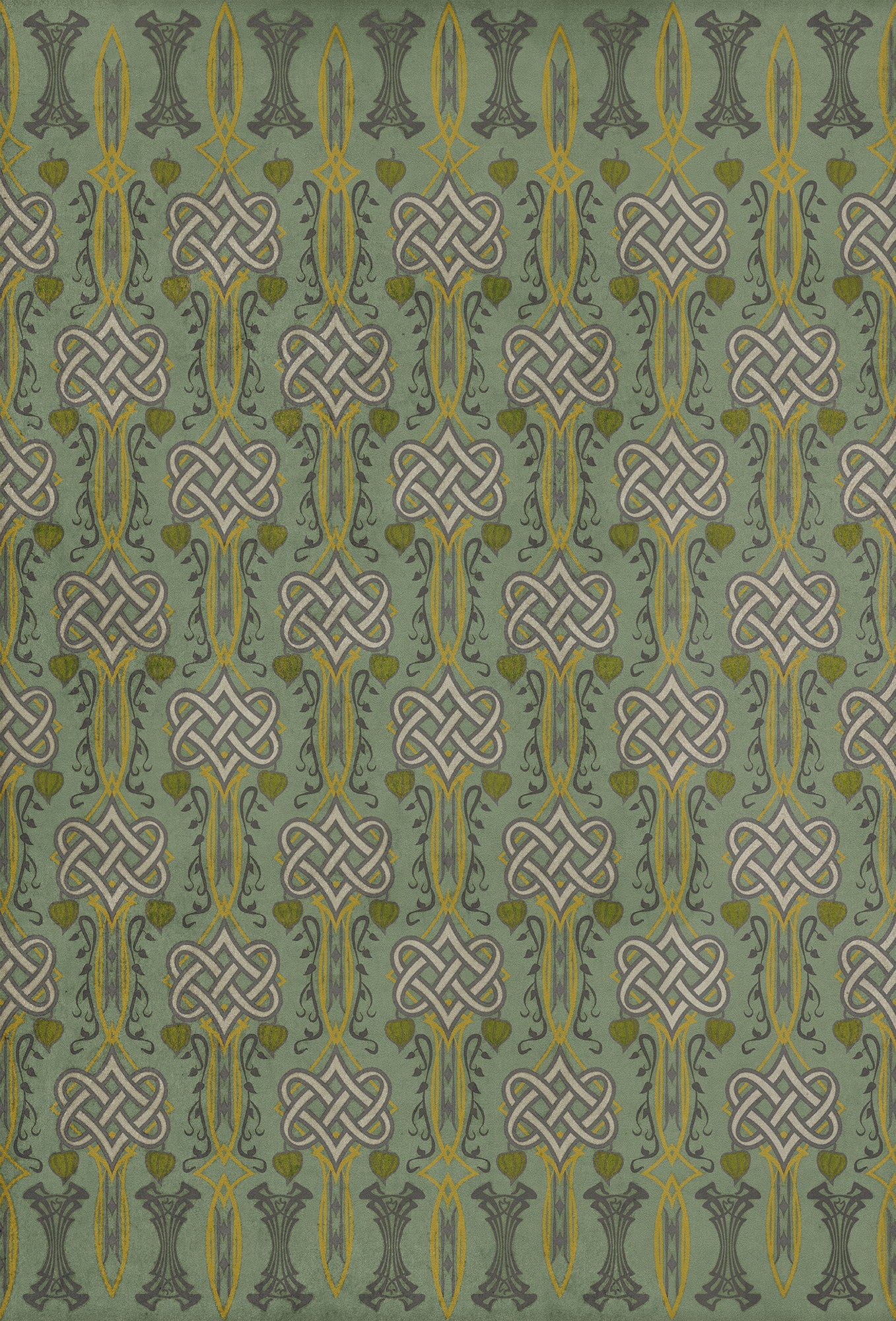 Artisanry - Lord Byron - Solitude 38x56 Vintage Vinyl Floorcloth