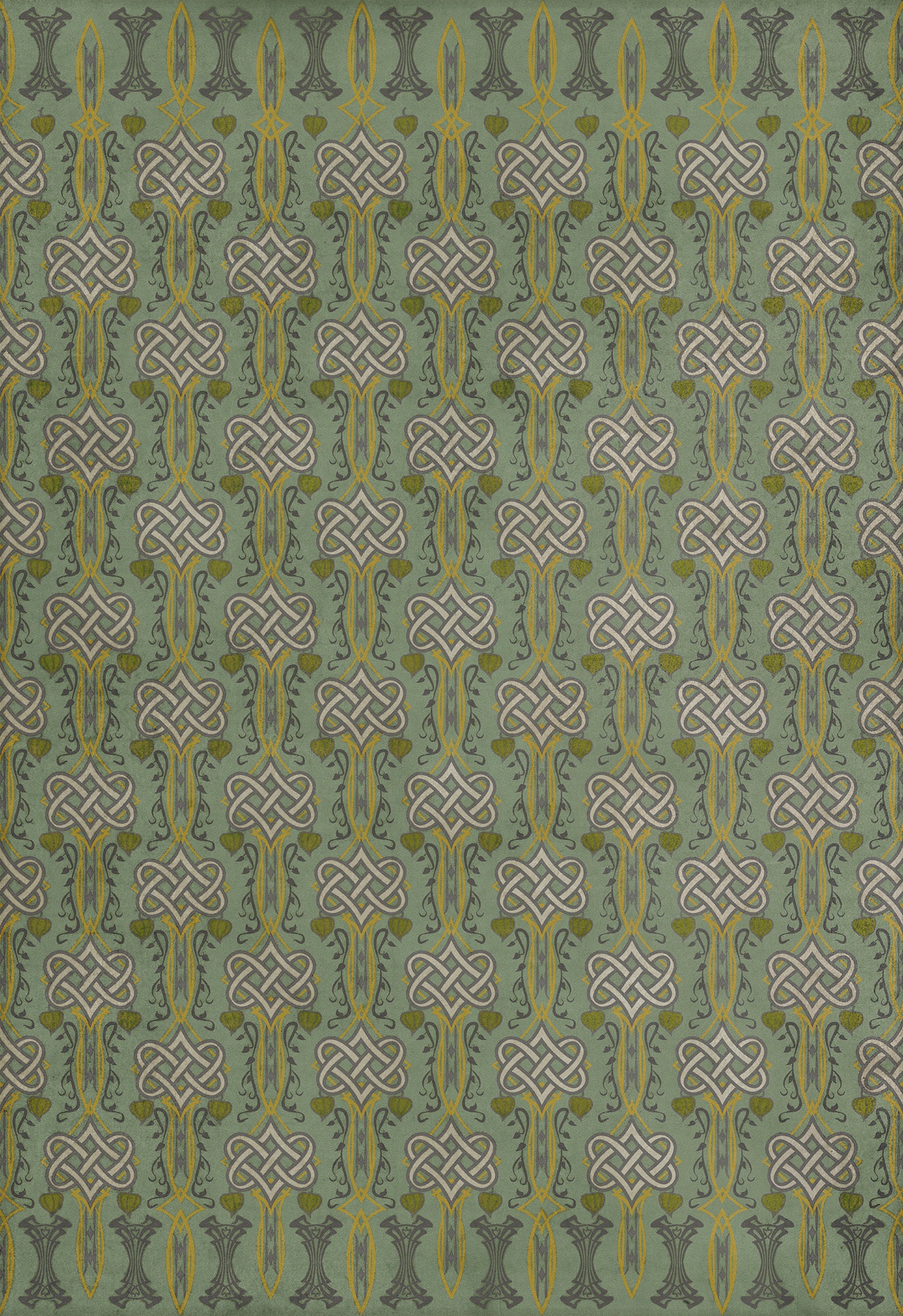 Artisanry - Lord Byron - Solitude 70x102 Vintage Vinyl Floorcloth