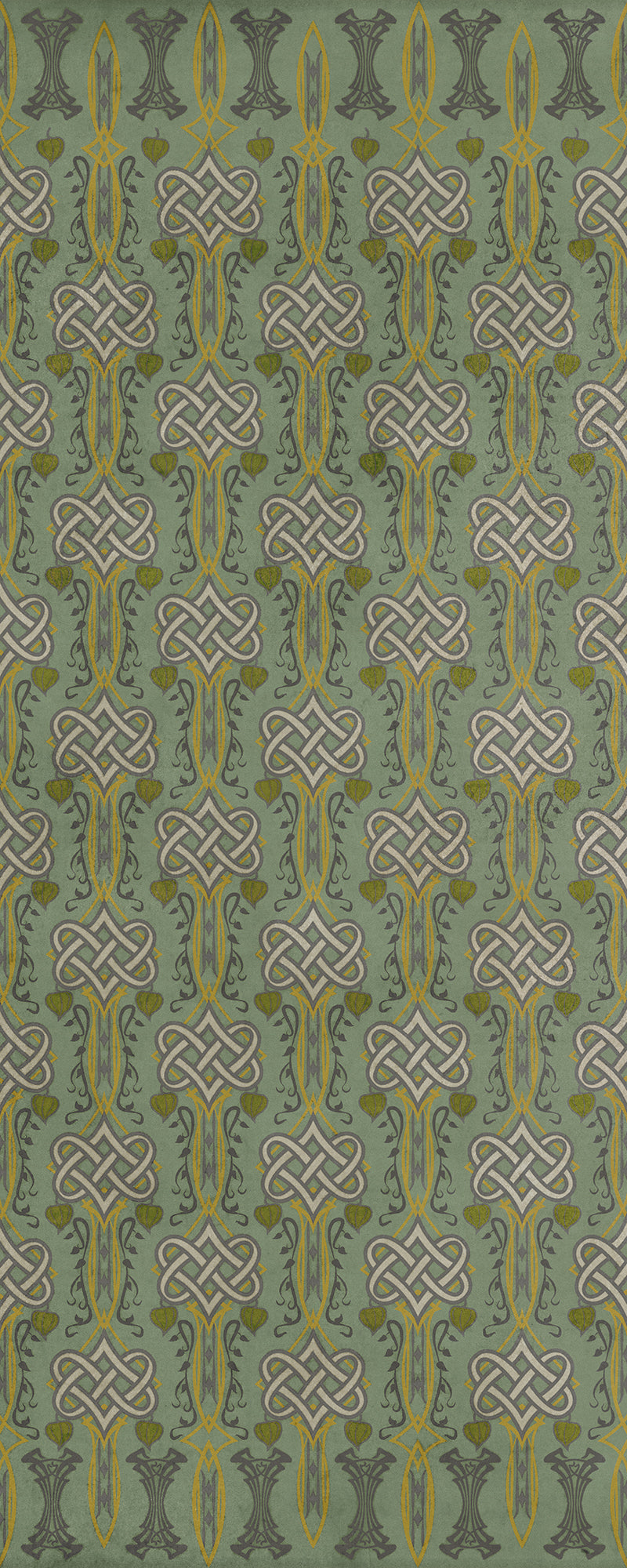 Artisanry - Lord Byron - Solitude 36x90 Vintage Vinyl Floorcloth