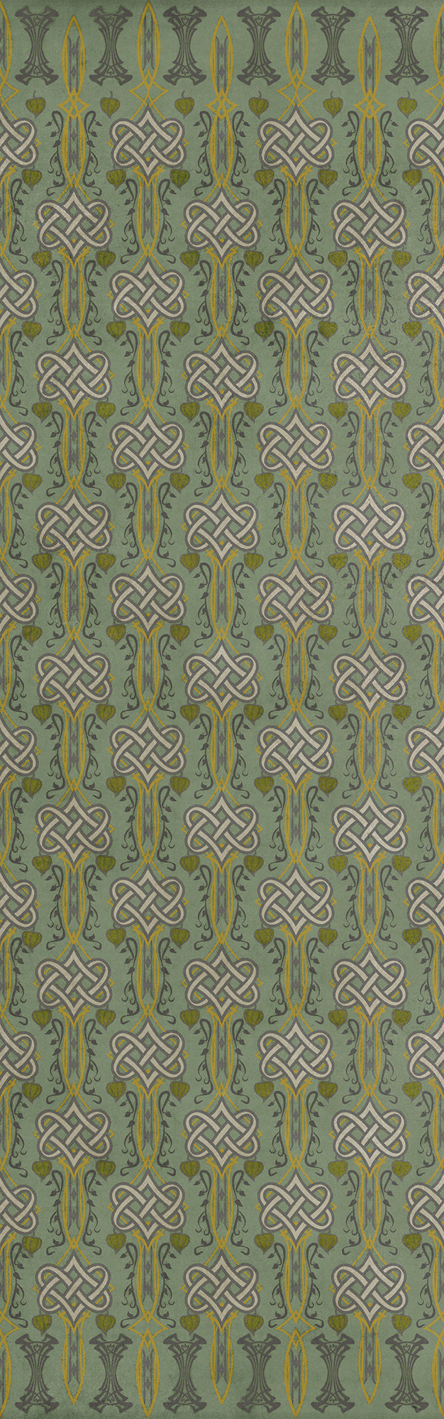 Artisanry - Lord Byron - Solitude 36x115 Vintage Vinyl Floorcloth