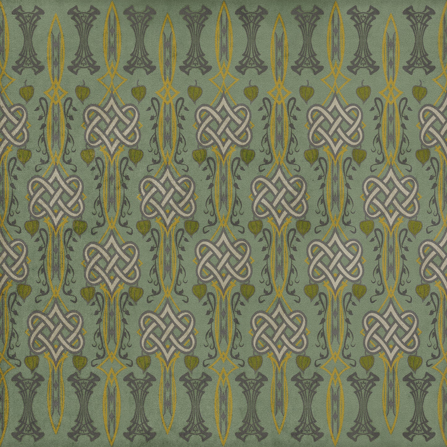 Artisanry - Lord Byron - Solitude 36x36 Vintage Vinyl Floorcloth