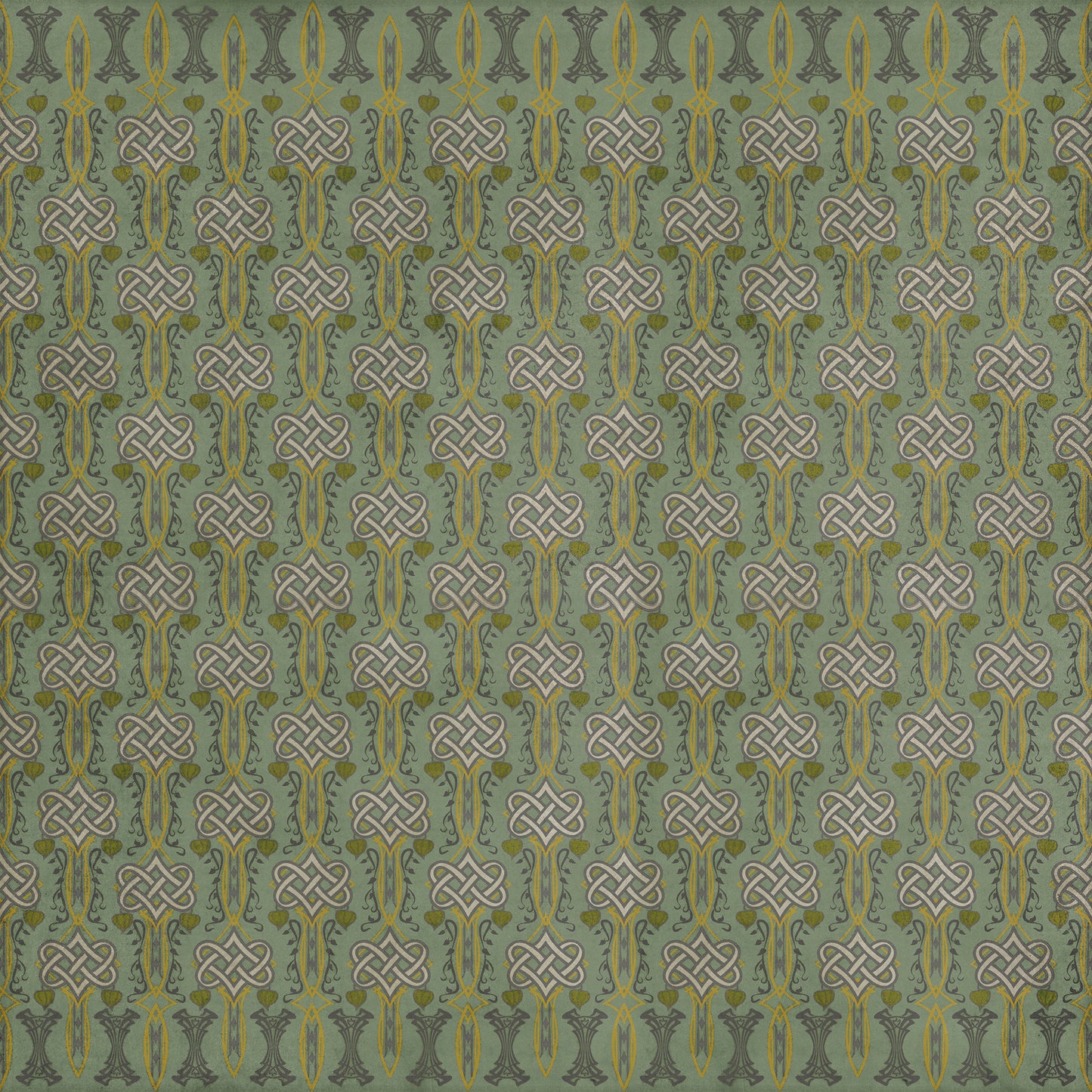 Artisanry - Lord Byron - Solitude 96x96 Vintage Vinyl Floorcloth