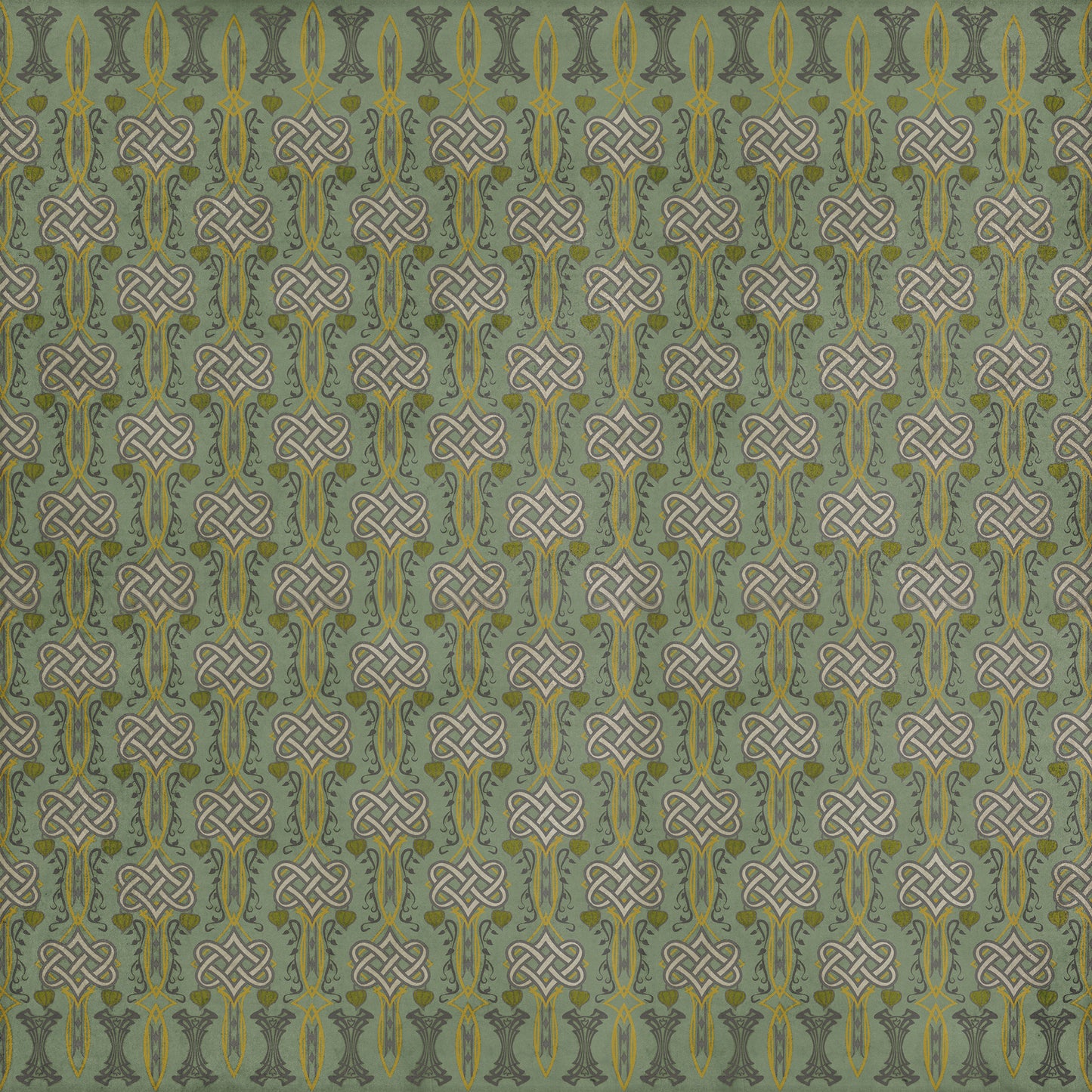 Artisanry - Lord Byron - Solitude 120x120 Vintage Vinyl Floorcloth