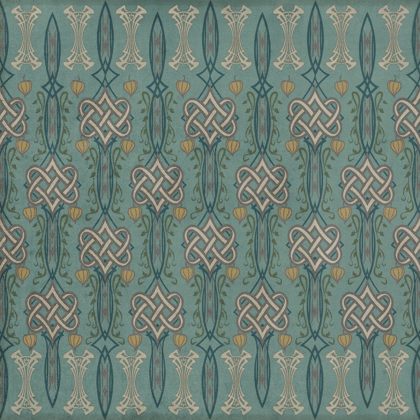 Artisanry - Lord Byron - The Dream 36x36 Vintage Vinyl Floorcloth