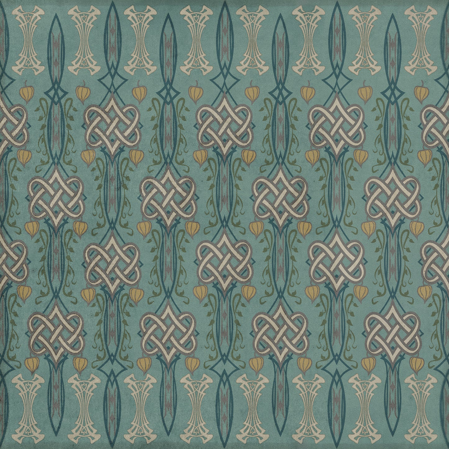 Artisanry - Lord Byron - The Dream 48x48 Vintage Vinyl Floorcloth