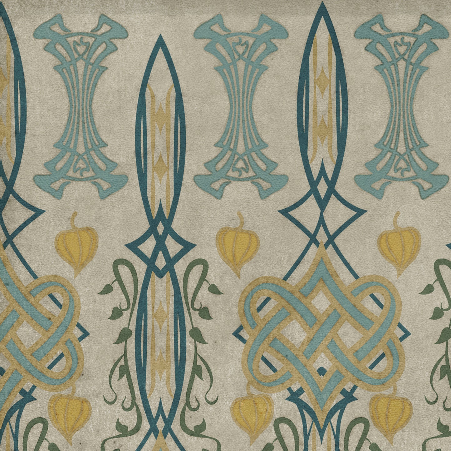 Artisanry - Lord Byron - Young and Fair 38x56 Vintage Vinyl Floorcloth