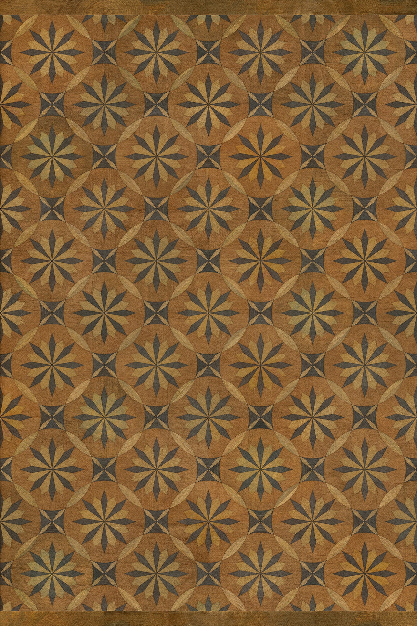 Artisanry - Roycrofter - Art and Life 20x30 Vintage Vinyl Floorcloth