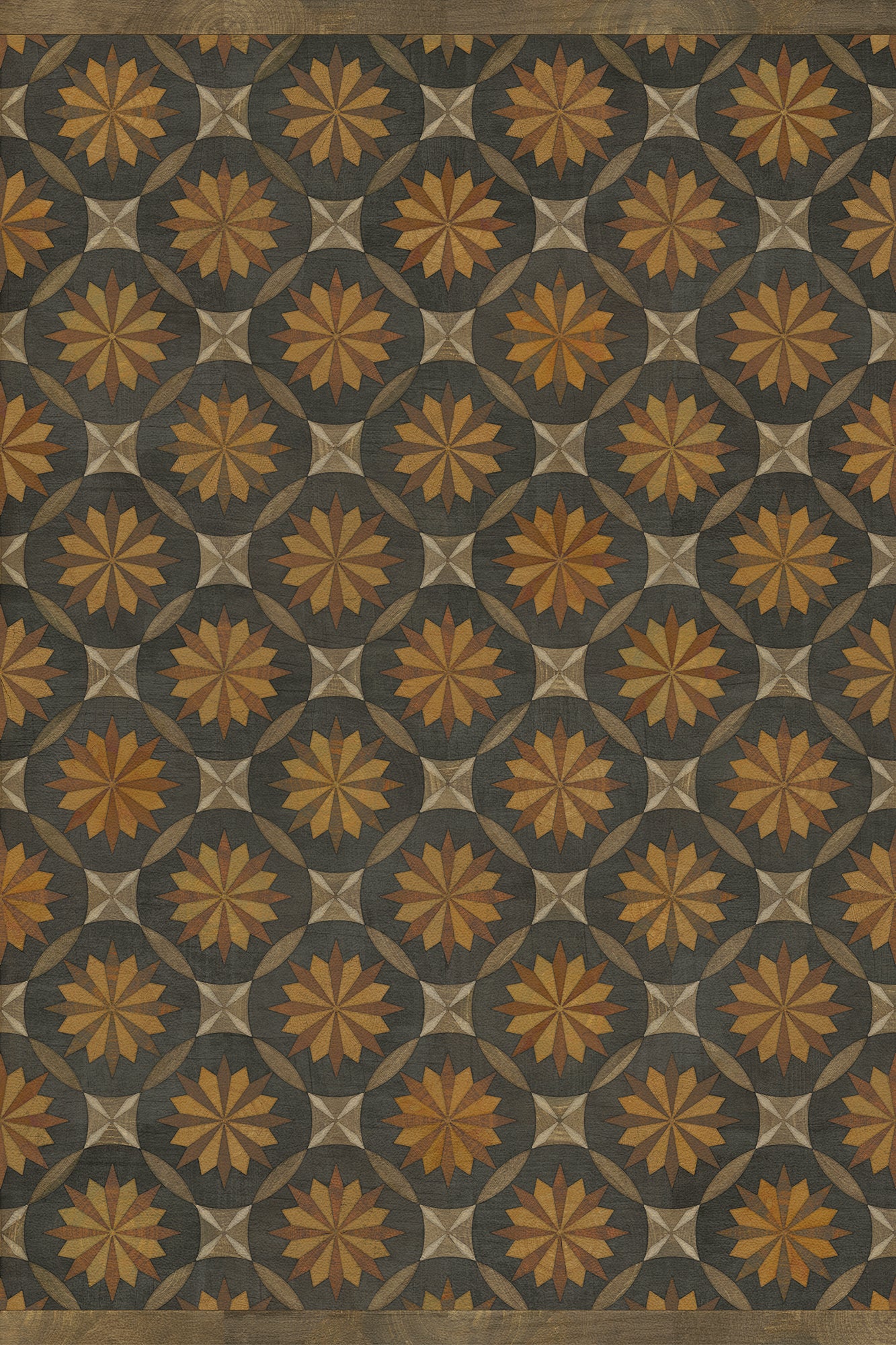 Artisanry - Roycrofter - As it Seems to Me 20x30 Vintage Vinyl Floorcloth
