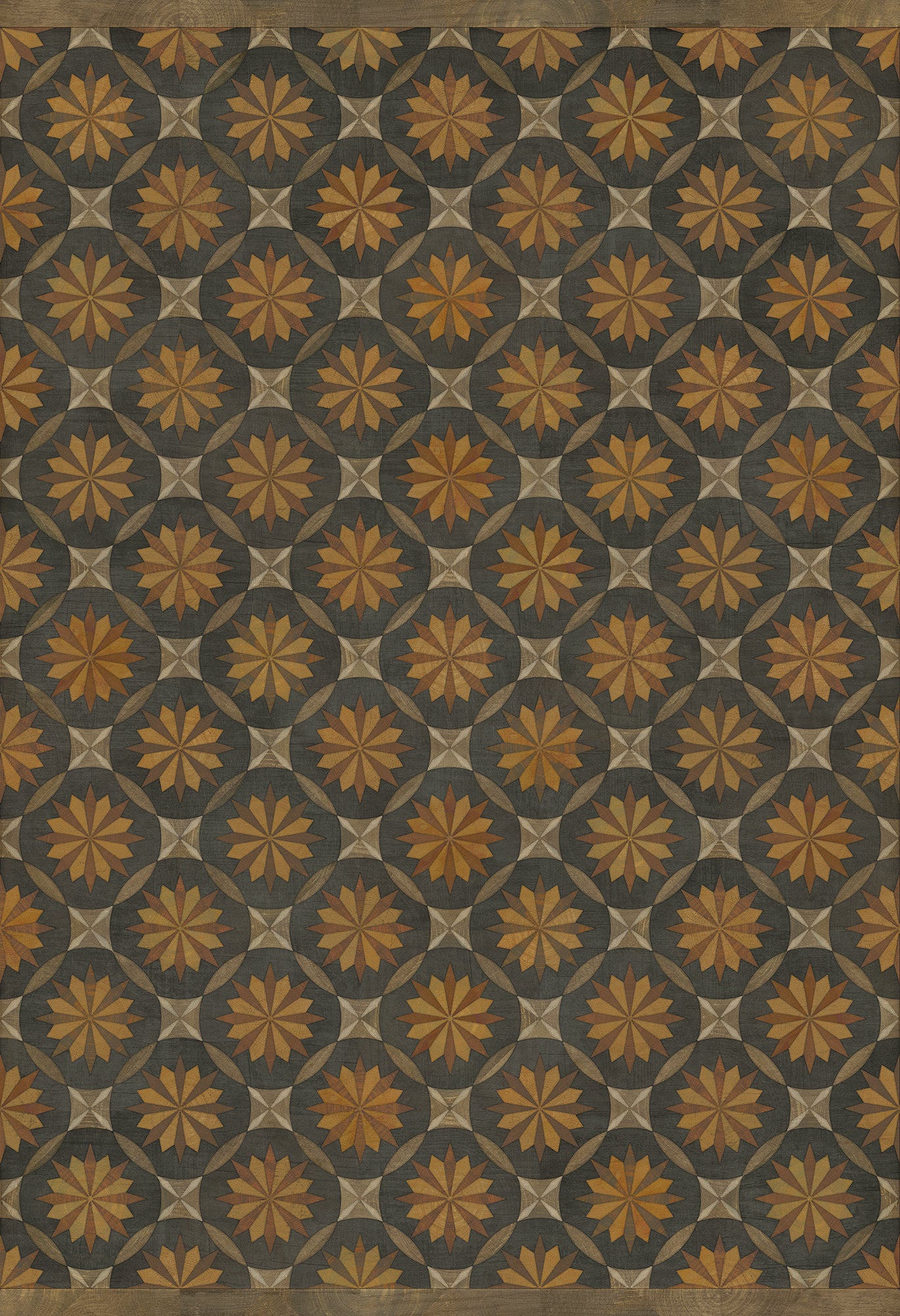 Artisanry - Roycrofter - As it Seems to Me 52x76 Vintage Vinyl Floorcloth