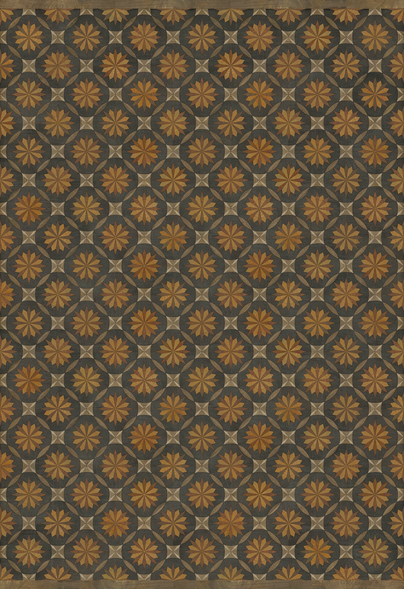 Artisanry - Roycrofter - As it Seems to Me 96x140 Vintage Vinyl Floorcloth