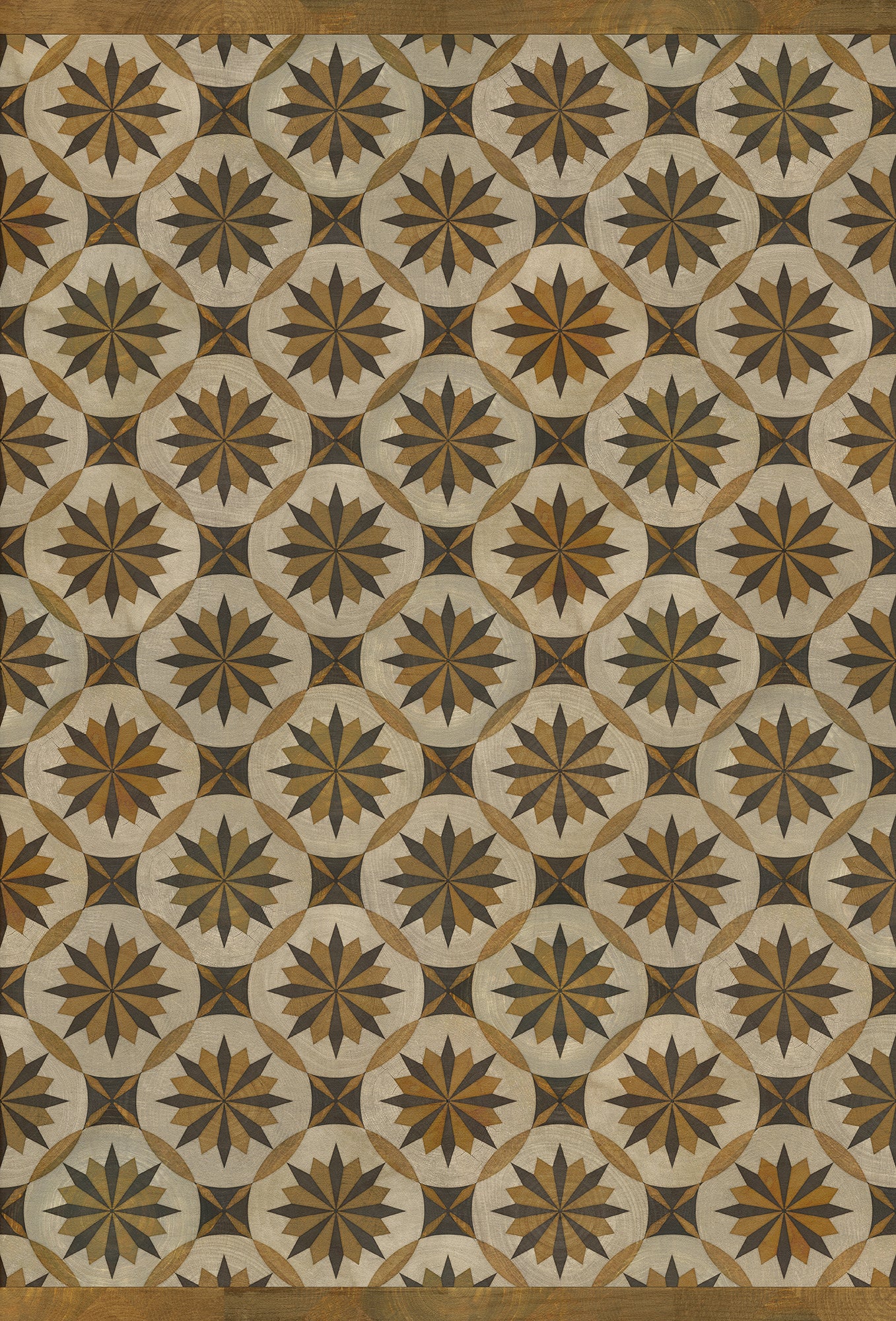 Artisanry - Roycrofter - Essay on Friendship 38x56 Vintage Vinyl Floorcloth