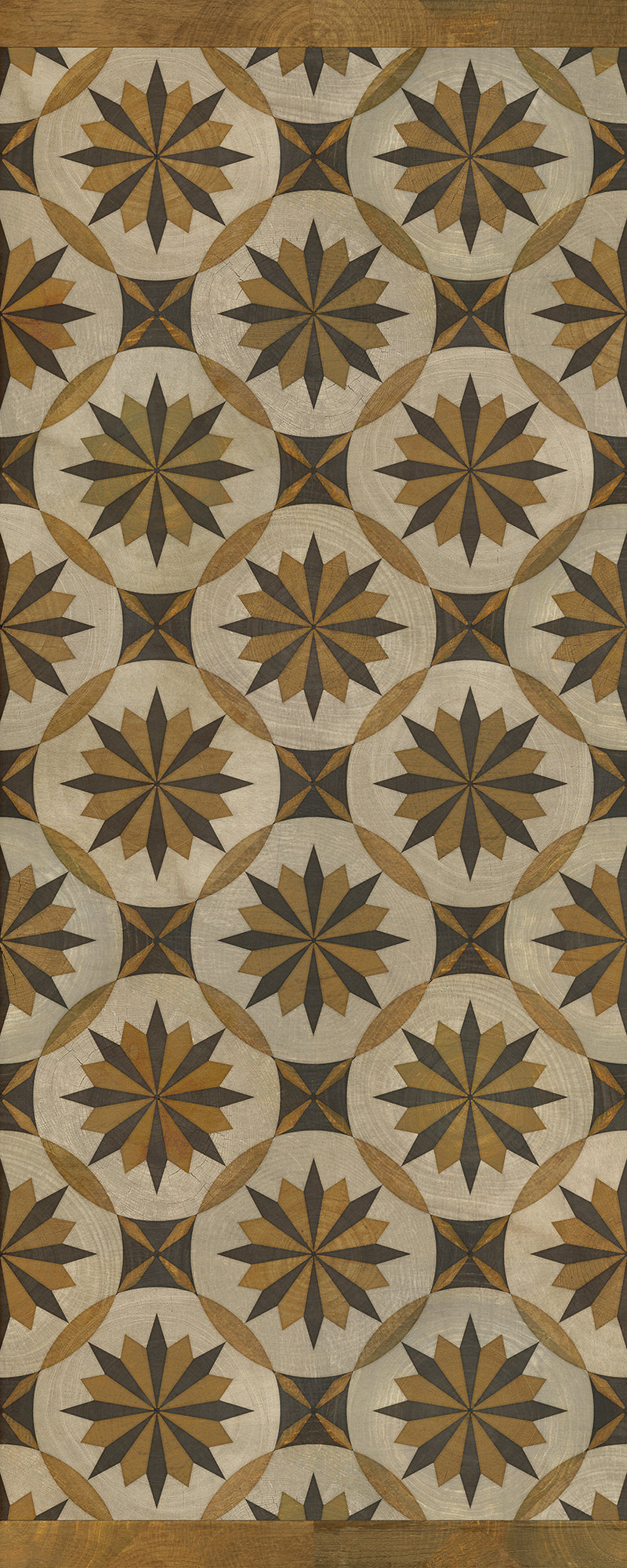 Artisanry - Roycrofter - Essay on Friendship 36x90 Vintage Vinyl Floorcloth