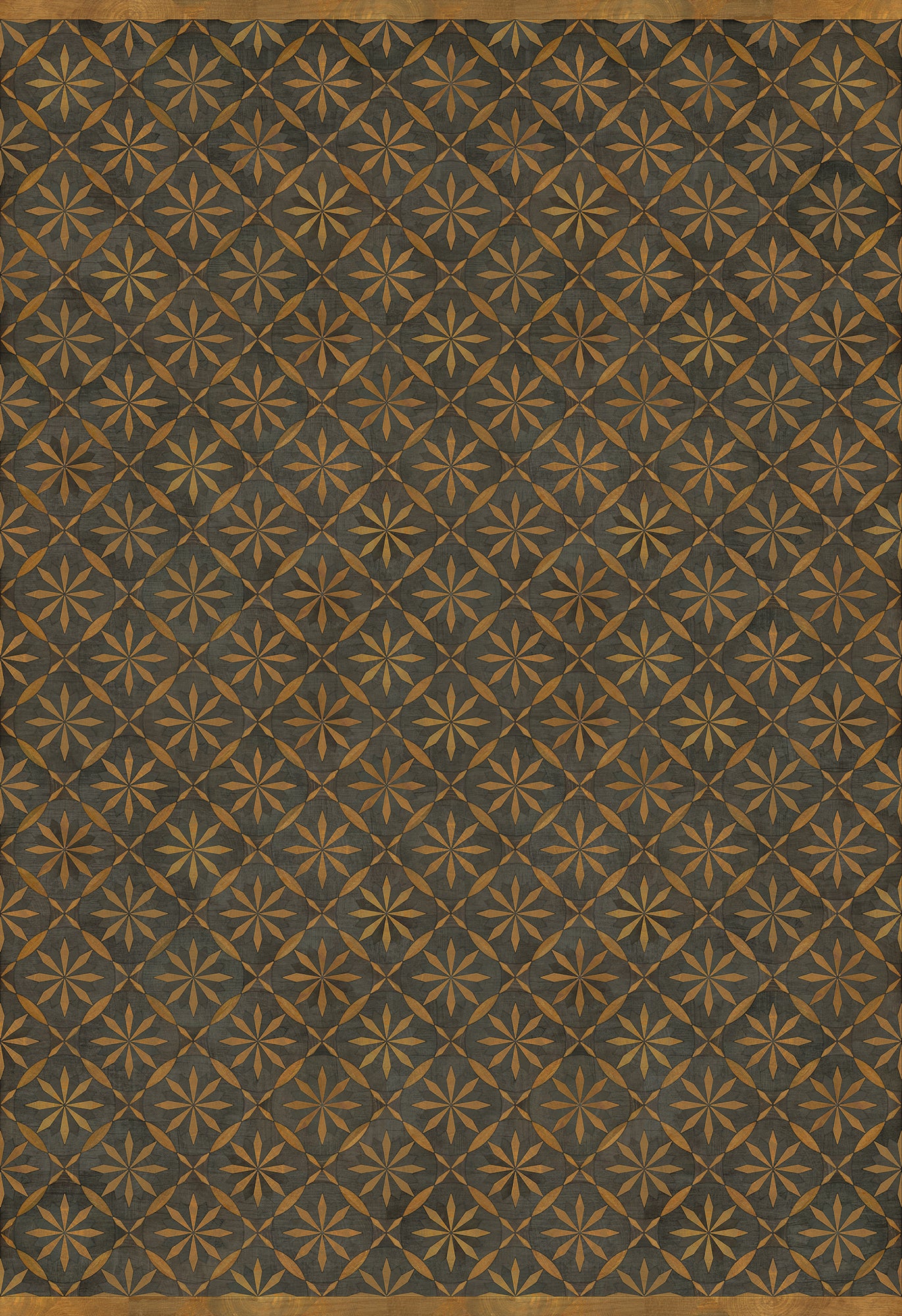 Artisanry - Roycrofter - No Enemy but Himself 120x175 Vintage Vinyl Floorcloth