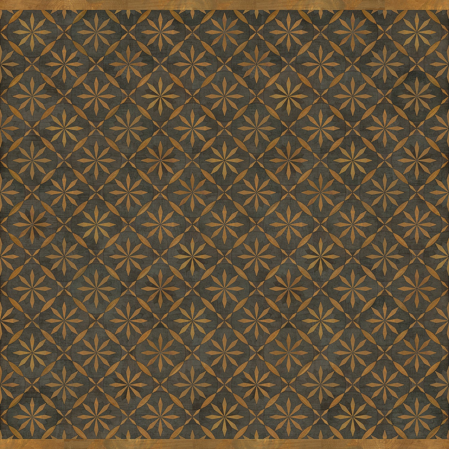 Artisanry - Roycrofter - No Enemy but Himself 120x120 Vintage Vinyl Floorcloth