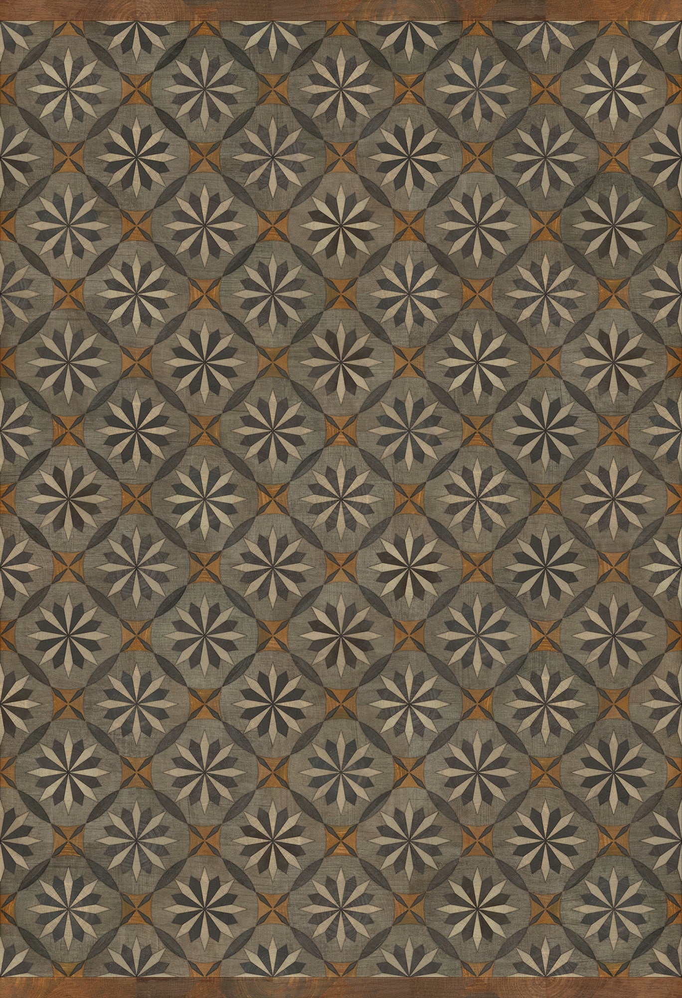 Artisanry - Roycrofter - The Intellectual Life 52x76 Vintage Vinyl Floorcloth