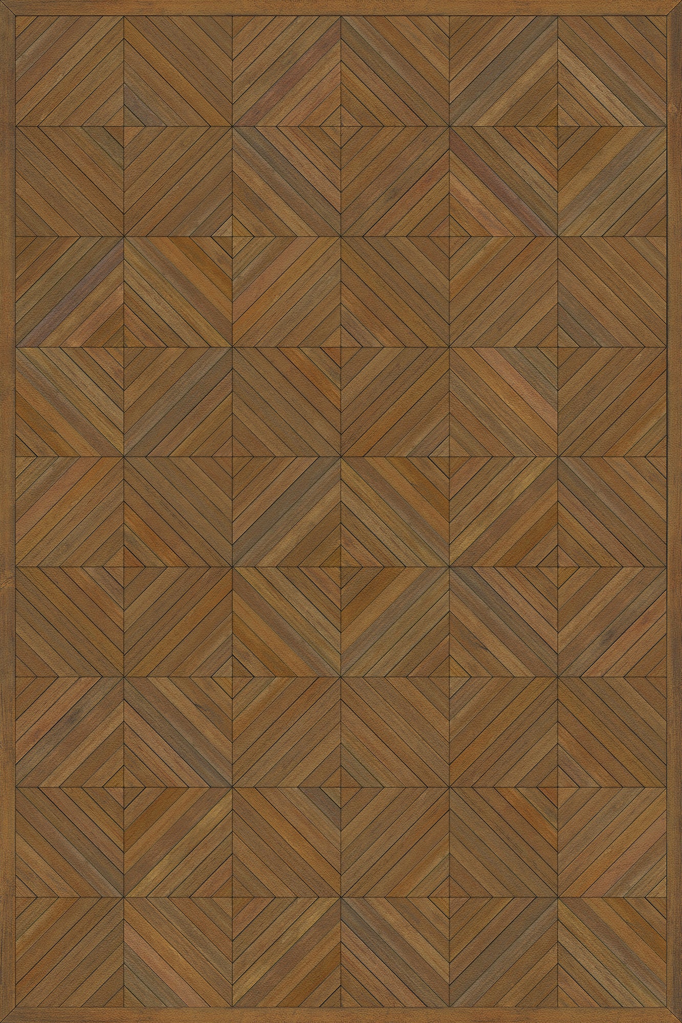 Artisanry - School of Thought - A Matter of Fact 20x30 Vintage Vinyl Floorcloth