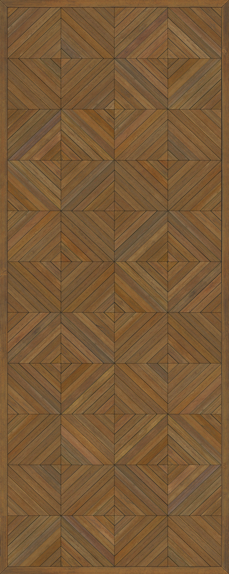 Artisanry - School of Thought - A Matter of Fact 36x90 Vintage Vinyl Floorcloth