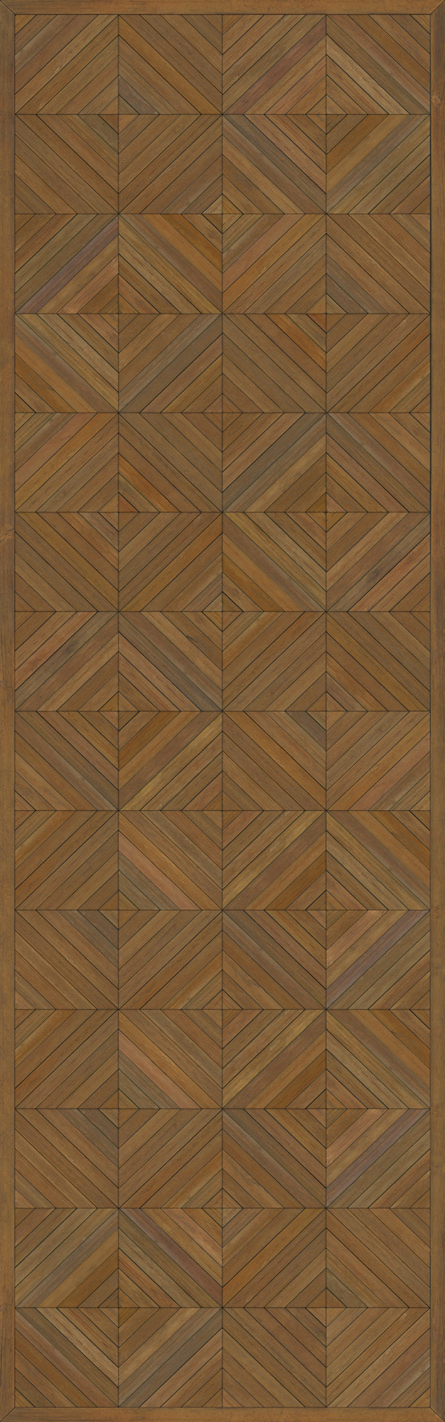 Artisanry - School of Thought - A Matter of Fact 36x115 Vintage Vinyl Floorcloth