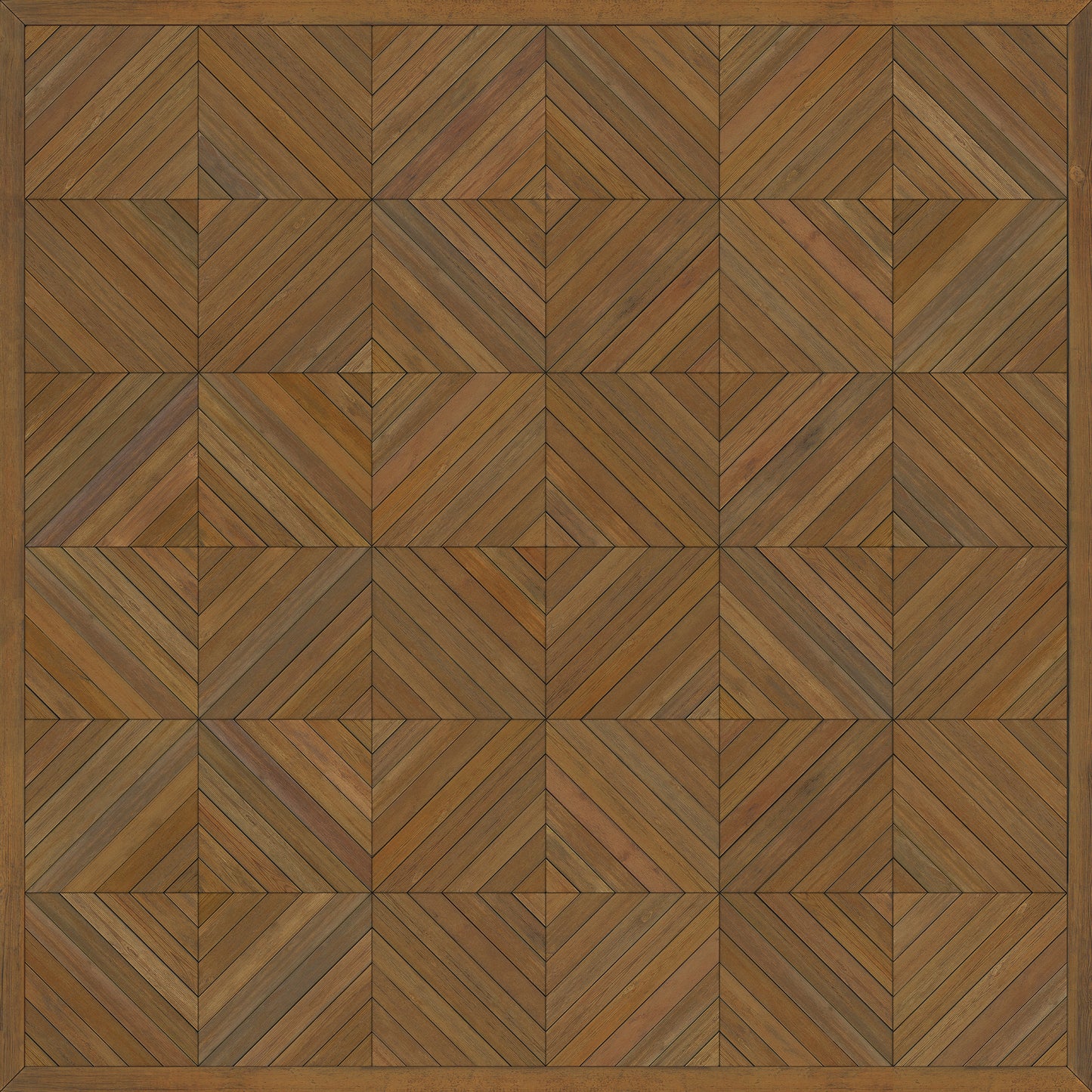 Artisanry - School of Thought - A Matter of Fact 36x36 Vintage Vinyl Floorcloth