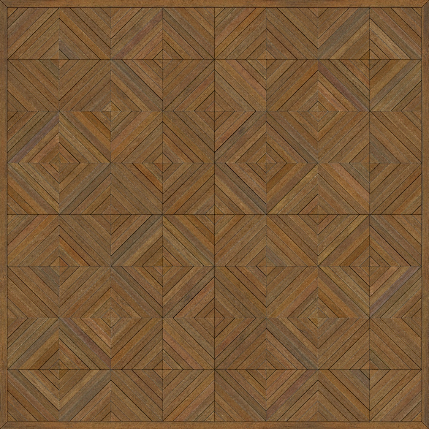 Artisanry - School of Thought - A Matter of Fact 60x60 Vintage Vinyl Floorcloth