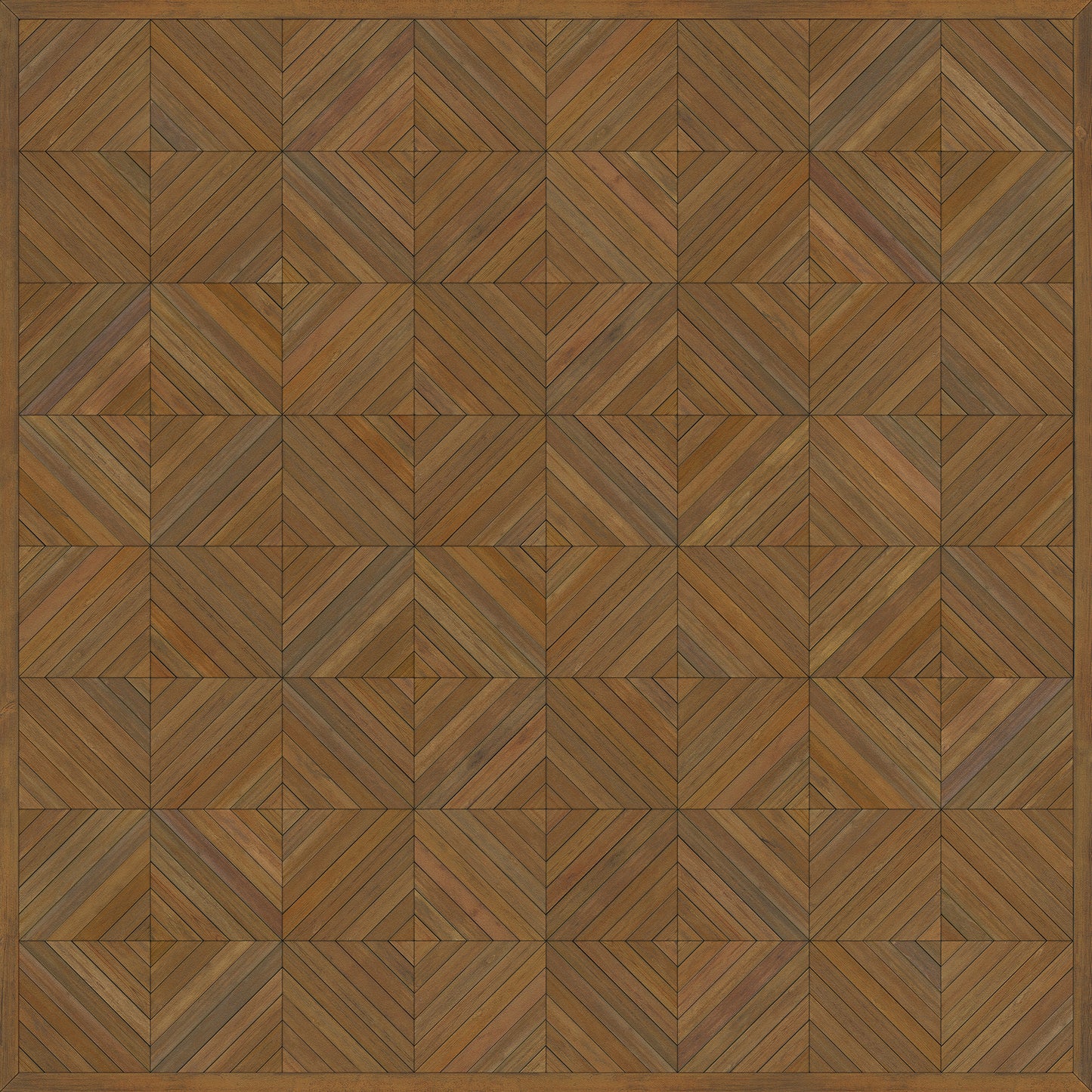 Artisanry - School of Thought - A Matter of Fact 72x72 Vintage Vinyl Floorcloth