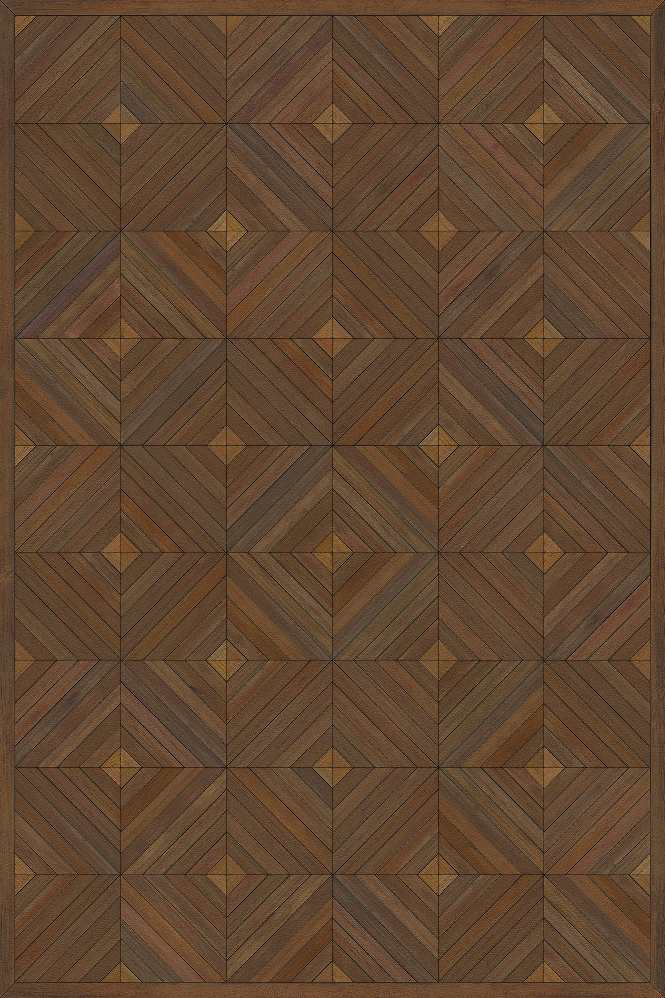 Artisanry - School of Thought - A Proper Study 20x30 Vintage Vinyl Floorcloth