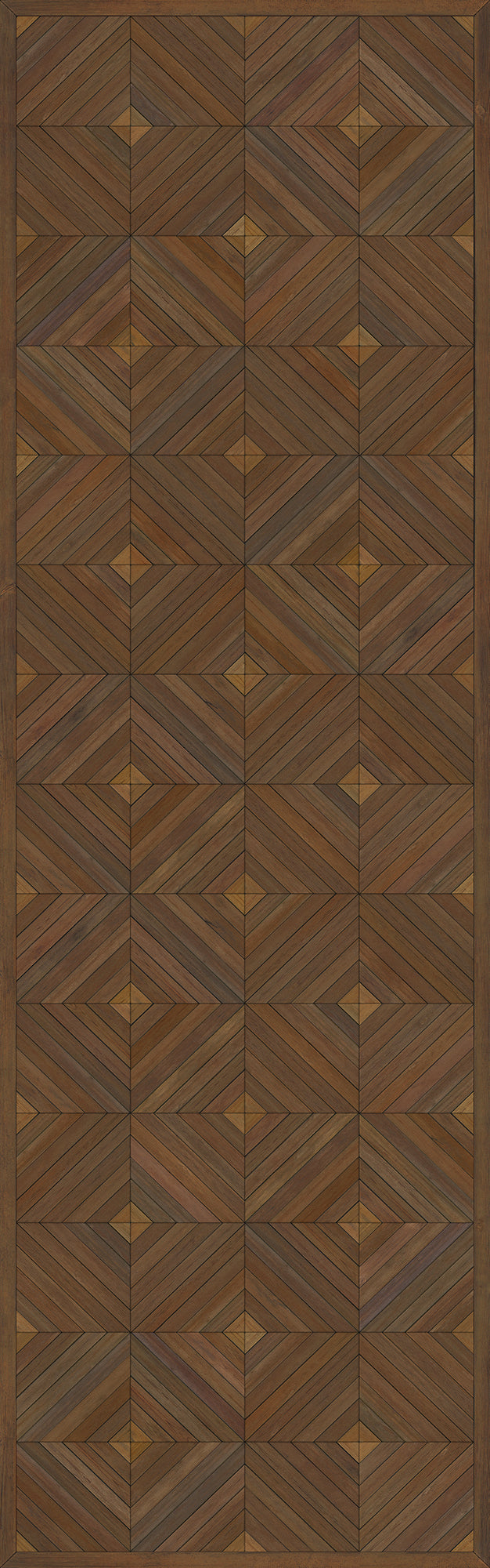 Artisanry - School of Thought - A Proper Study 36x115 Vintage Vinyl Floorcloth