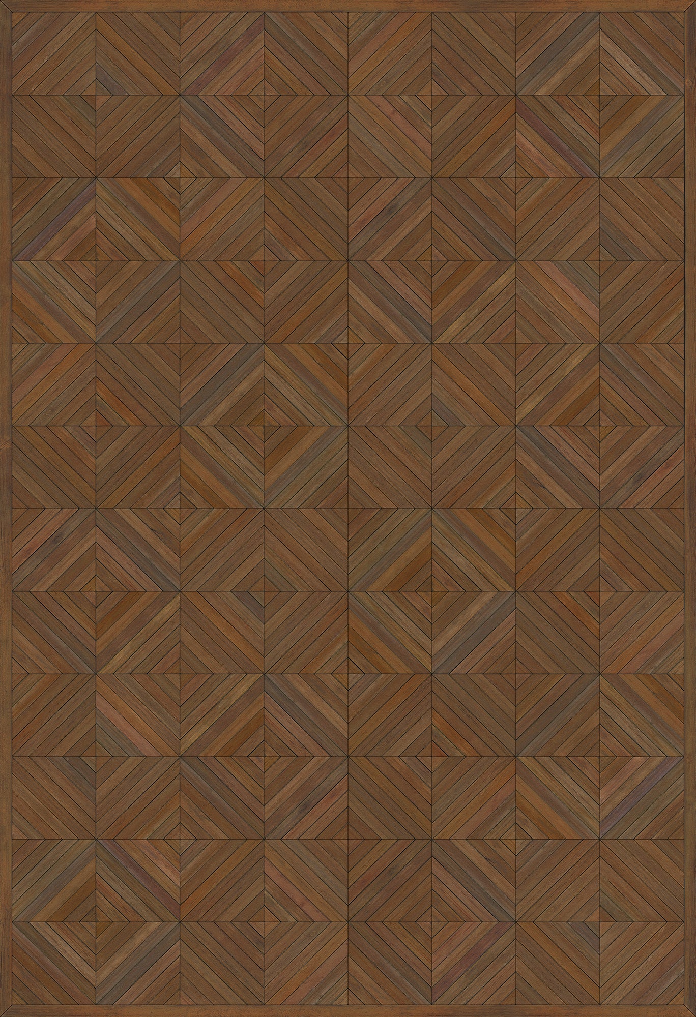 Artisanry - School of Thought - A Quick Study 52x76 Vintage Vinyl Floorcloth