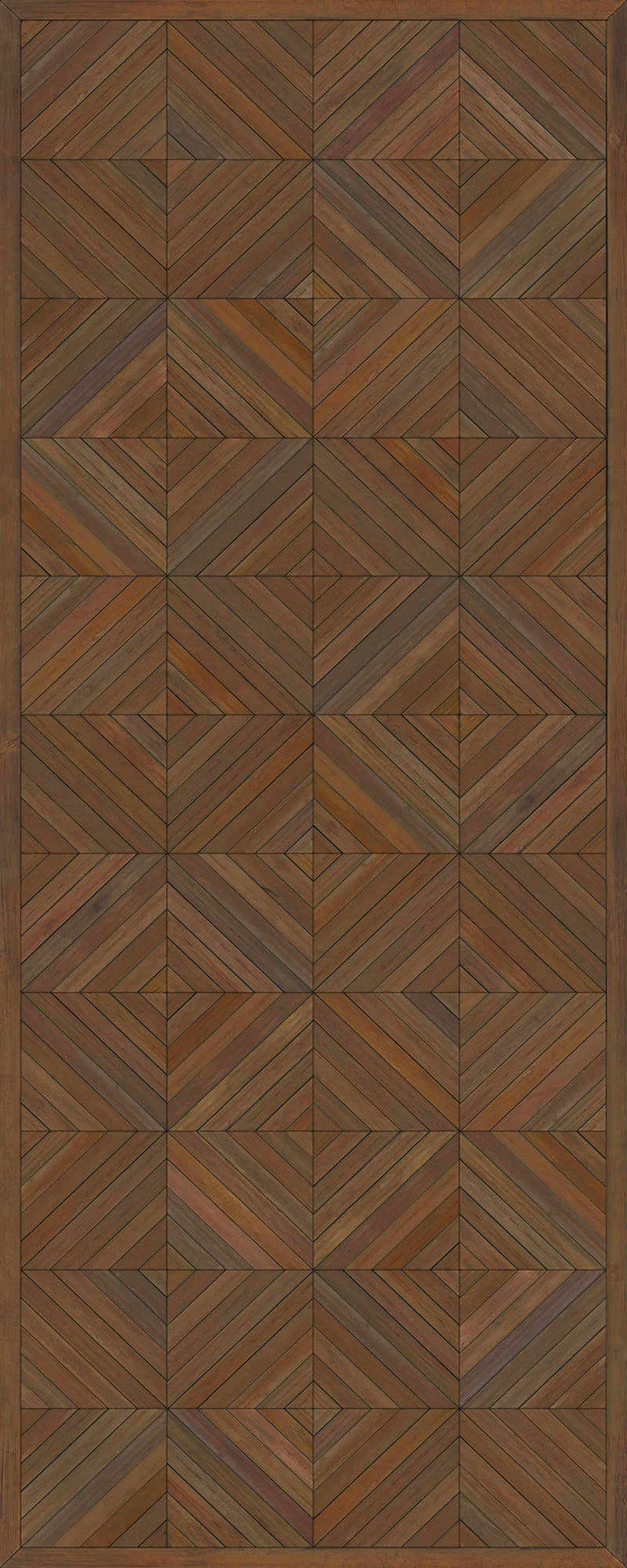 Artisanry - School of Thought - A Quick Study 36x90 Vintage Vinyl Floorcloth