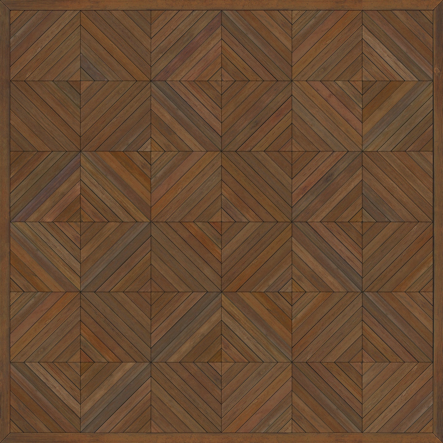Artisanry - School of Thought - A Quick Study 36x36 Vintage Vinyl Floorcloth