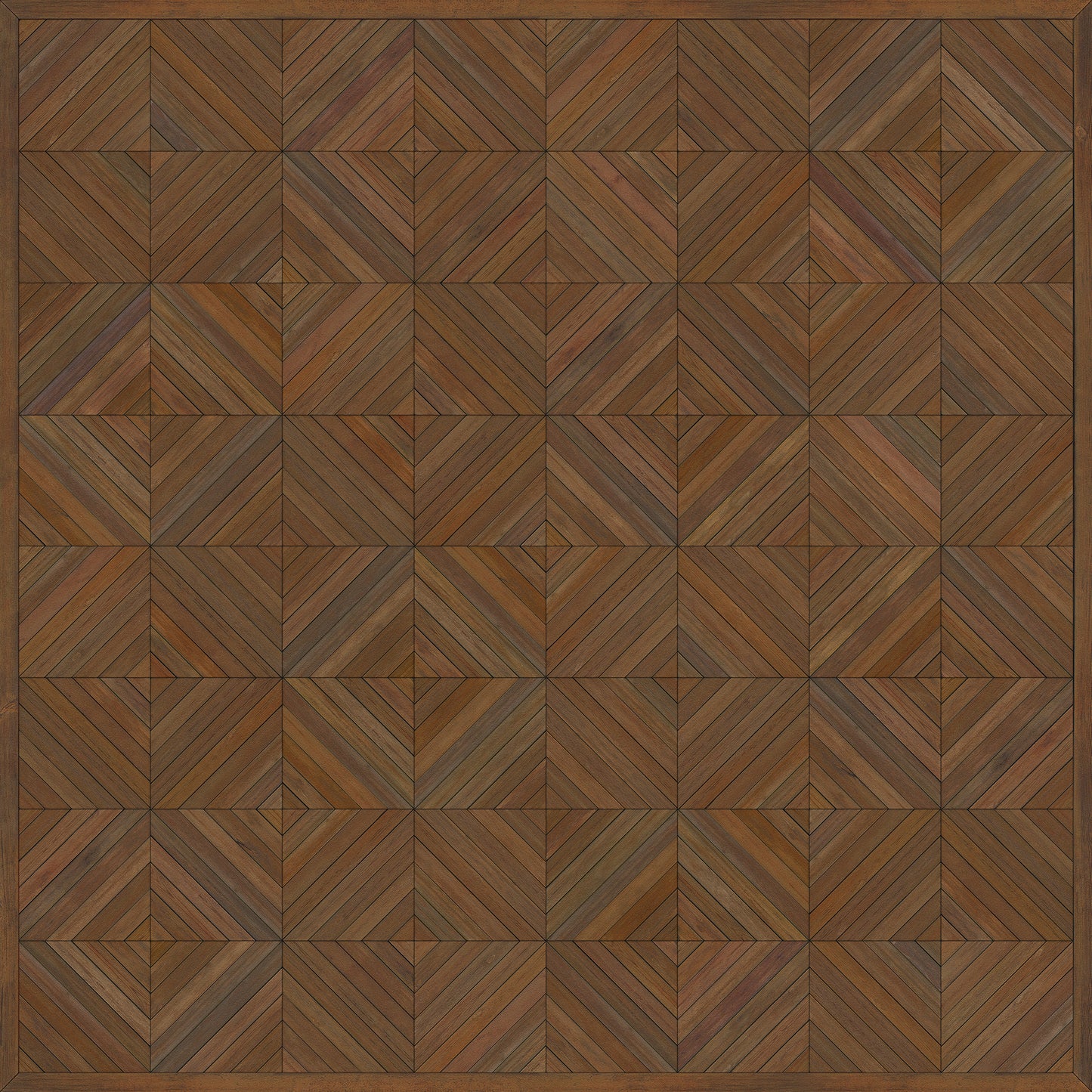 Artisanry - School of Thought - A Quick Study 72x72 Vintage Vinyl Floorcloth
