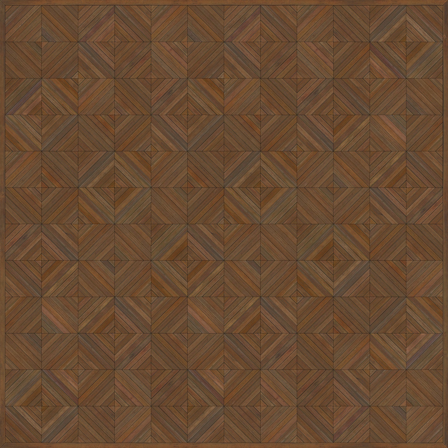 Artisanry - School of Thought - A Quick Study 120x120 Vintage Vinyl Floorcloth