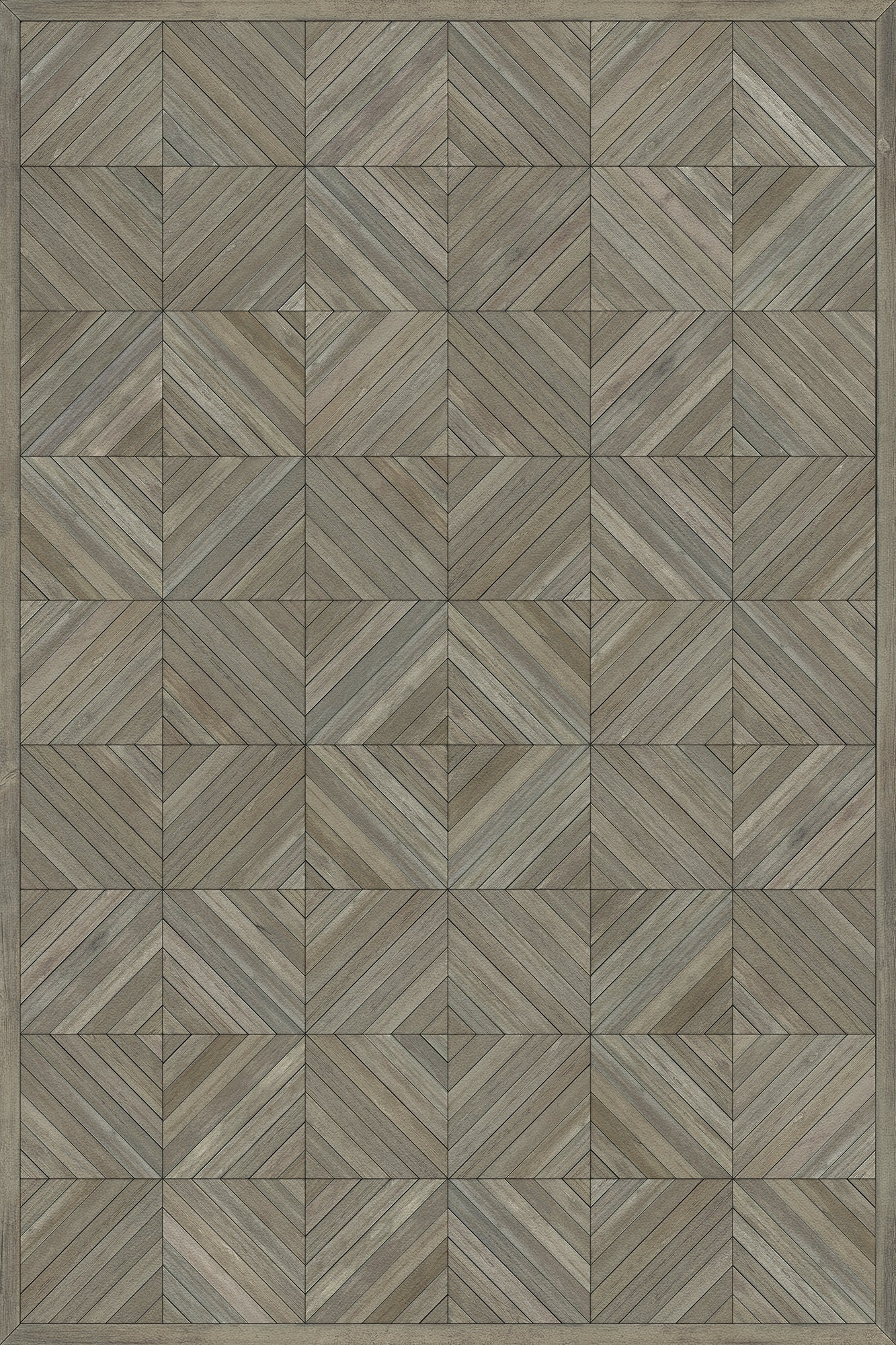 Artisanry - School of Thought - Applying Thought 20x30 Vintage Vinyl Floorcloth